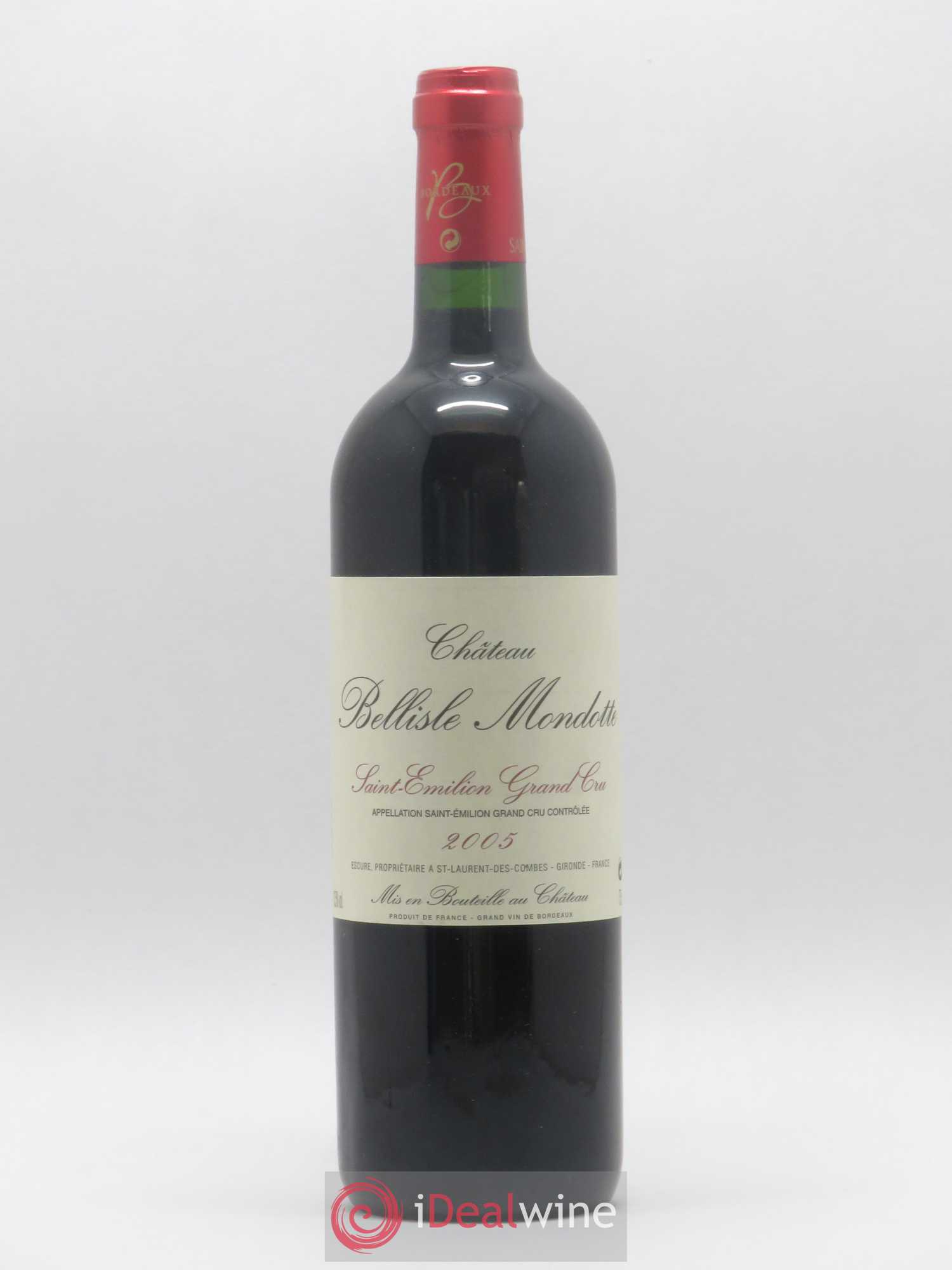 Château Bellisle Mondotte 2005 - Lot de 1 bouteille - 0