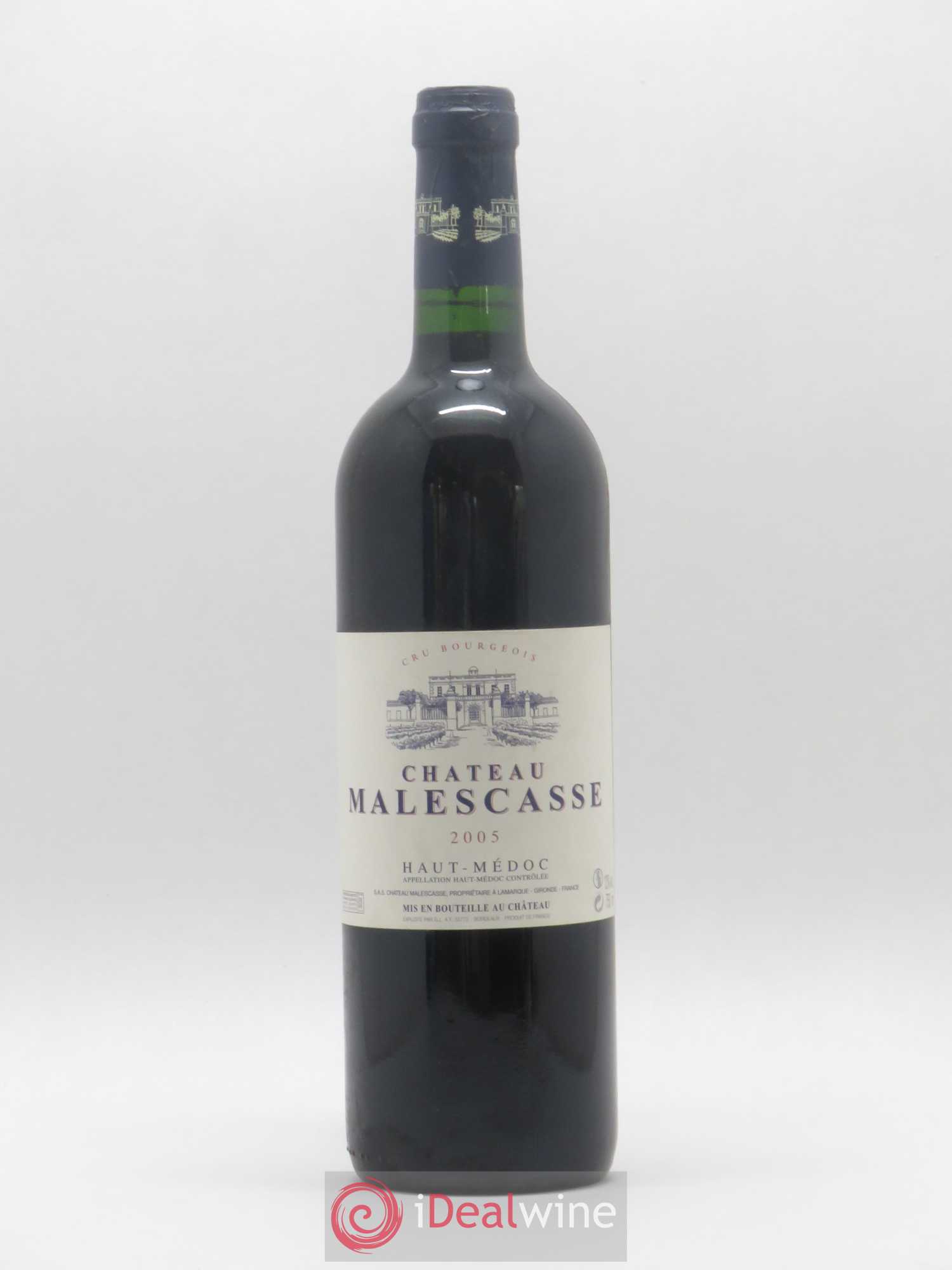 Château Malescasse Cru Bourgeois Exceptionnel 2005 - Lot de 1 bouteille - 0