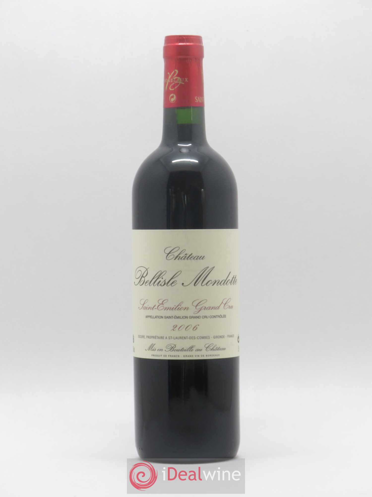 Château Bellisle Mondotte 2006 - Lot de 1 bouteille - 0
