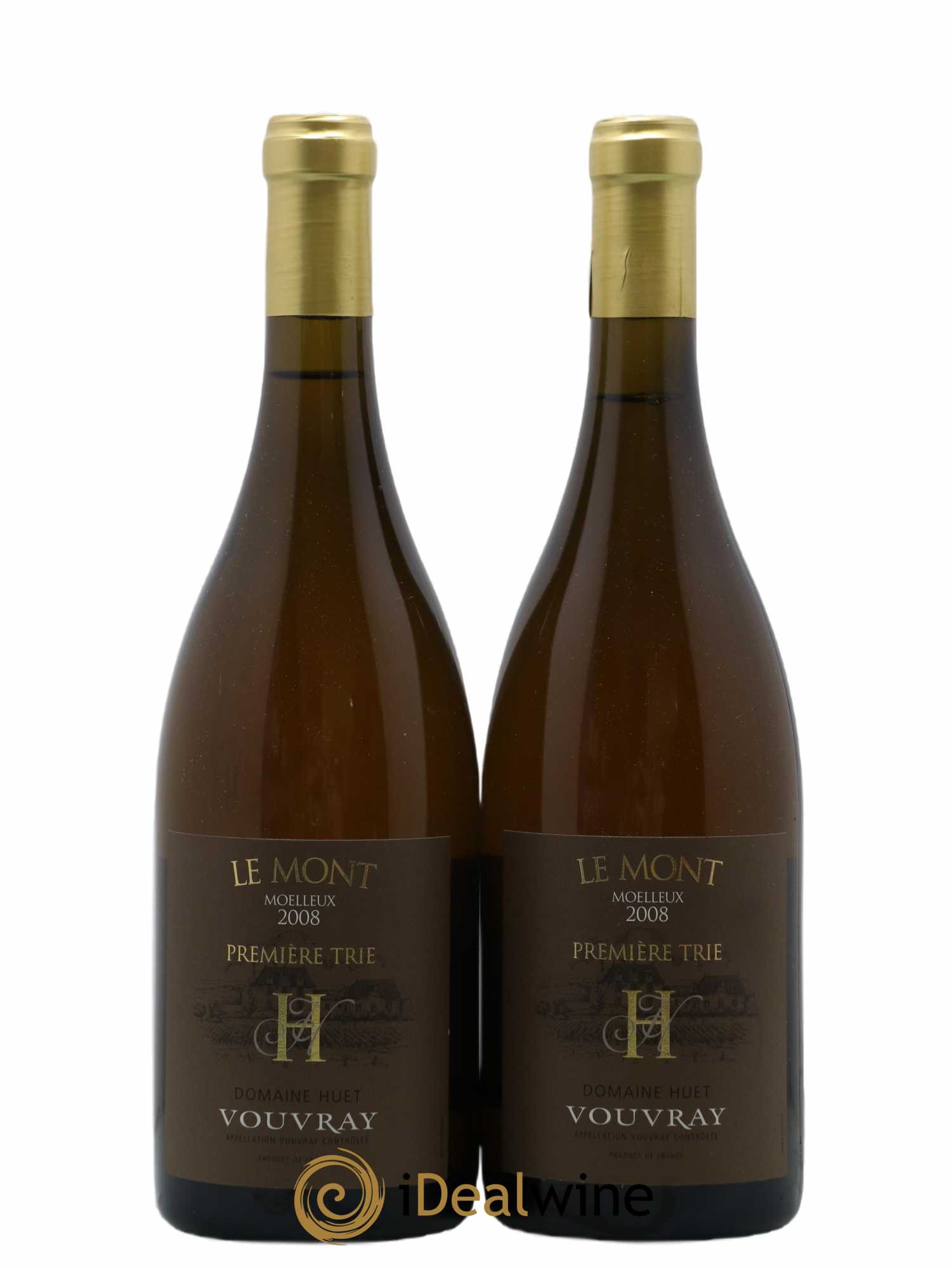 Vouvray Le Mont Moelleux 1ère Trie Domaine Huet 2008 - Lotto di 2 bottiglie - 0