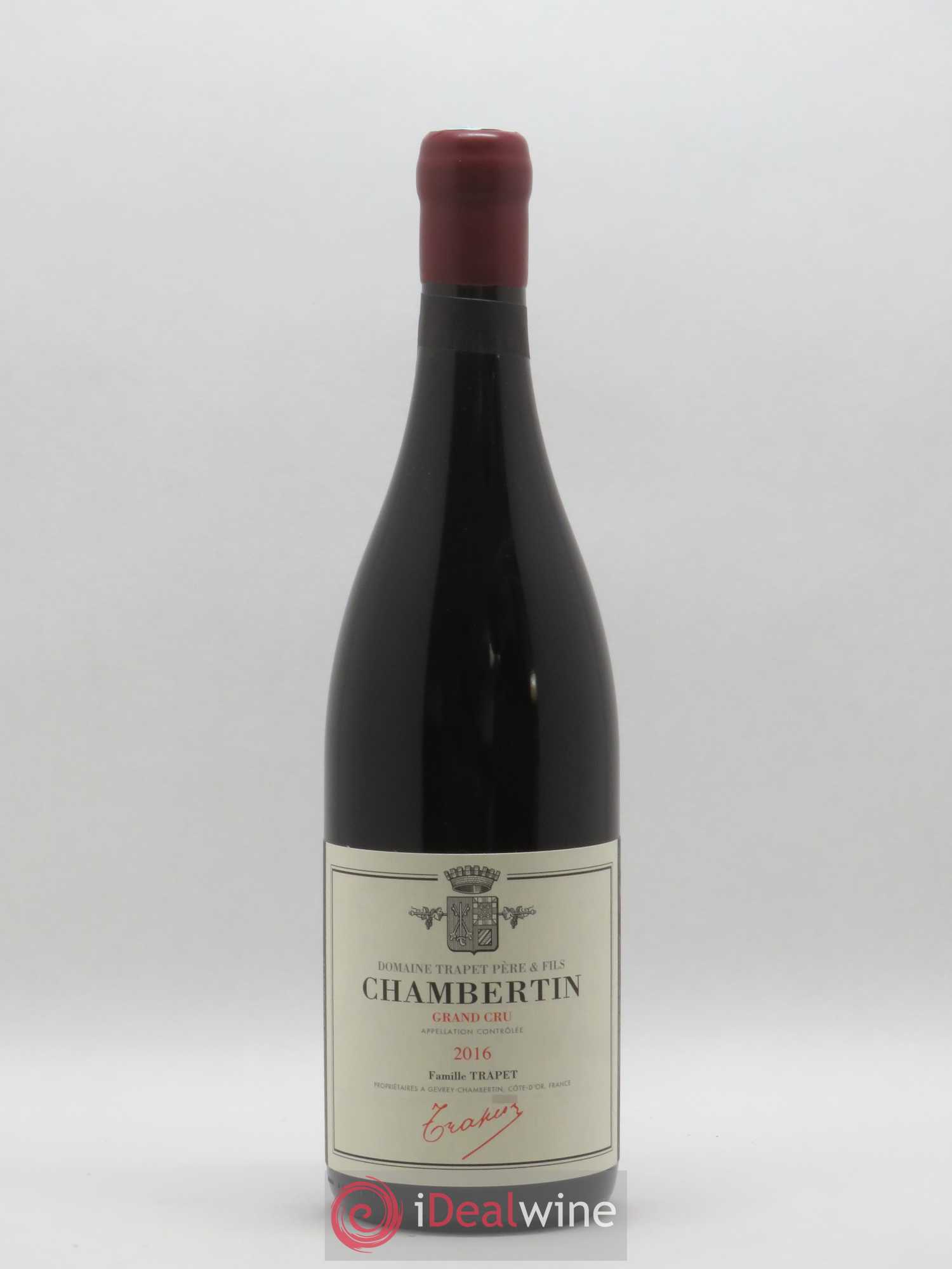 Chambertin Grand Cru Domaine Trapet 2016 - Lot de 1 bouteille - 0