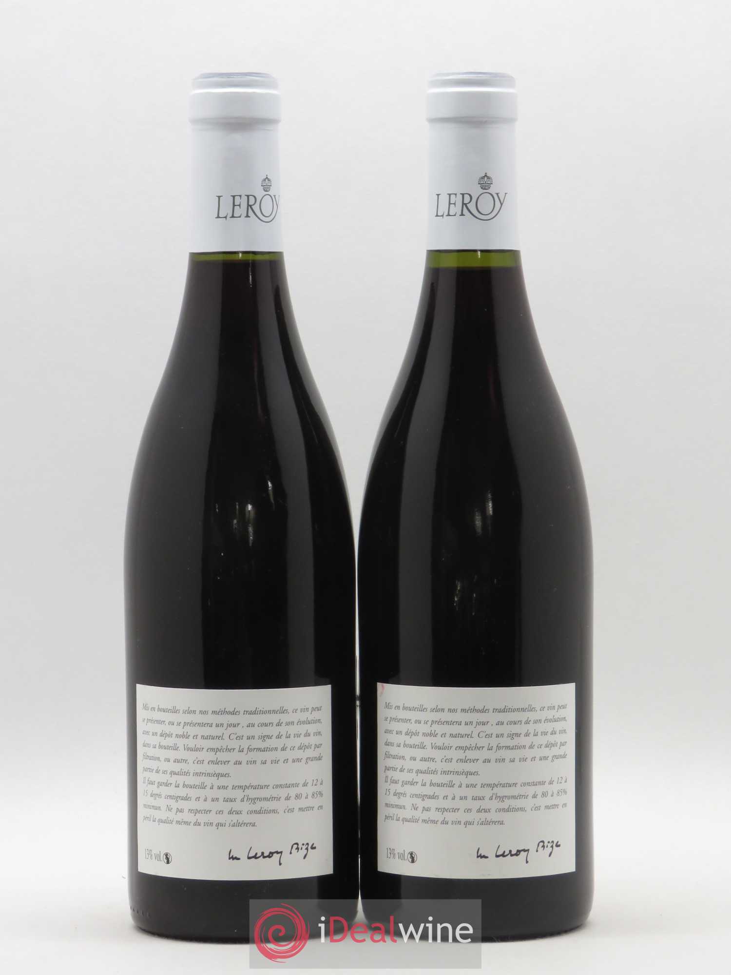 Savigny-lès-Beaune 1er Cru Les Narbantons Leroy SA 2015 - Lot de 2 bouteilles - 1