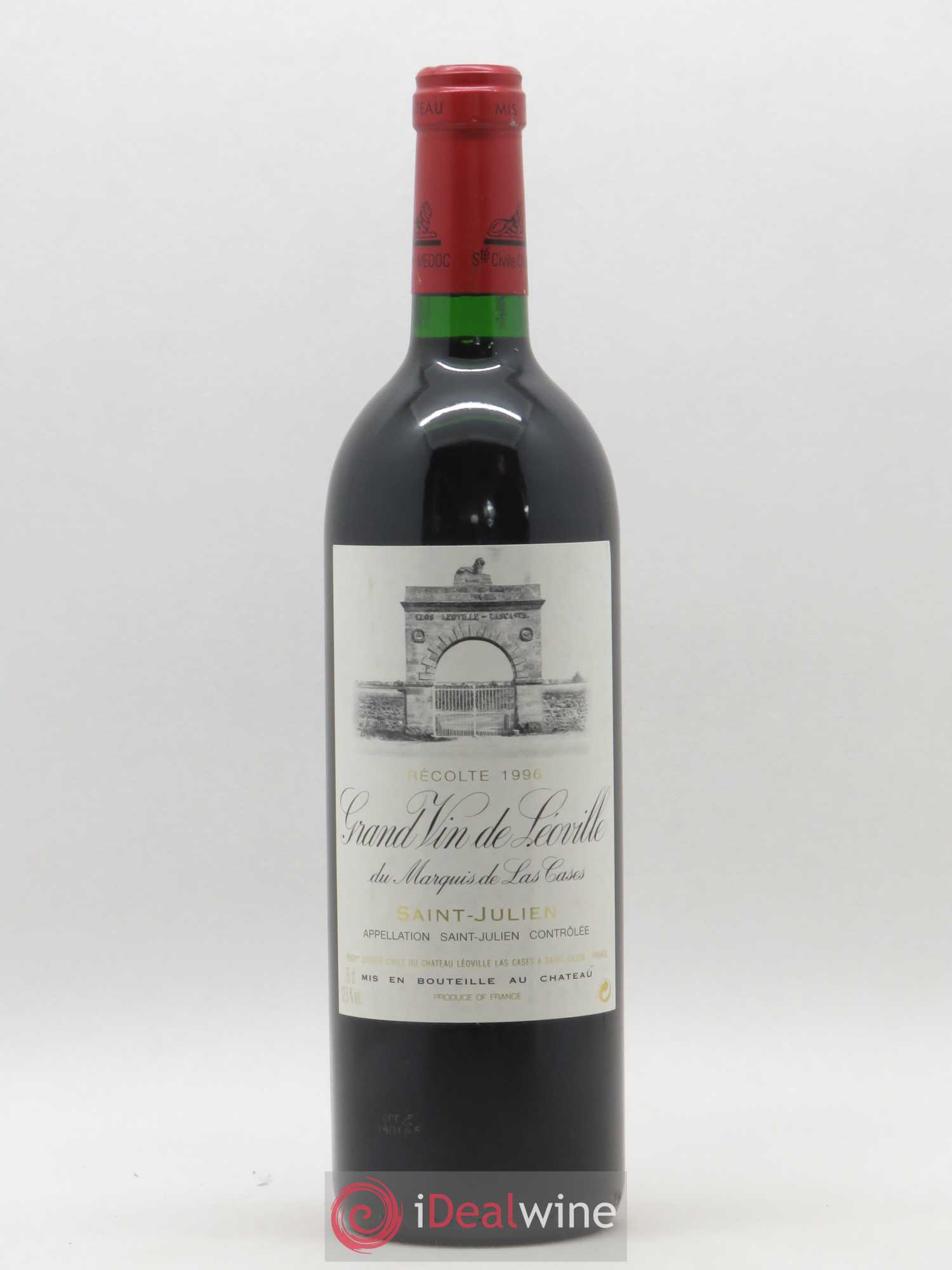 Château Léoville Las Cases 2ème Grand Cru Classé 1996 - Lot de 1 bouteille - 0
