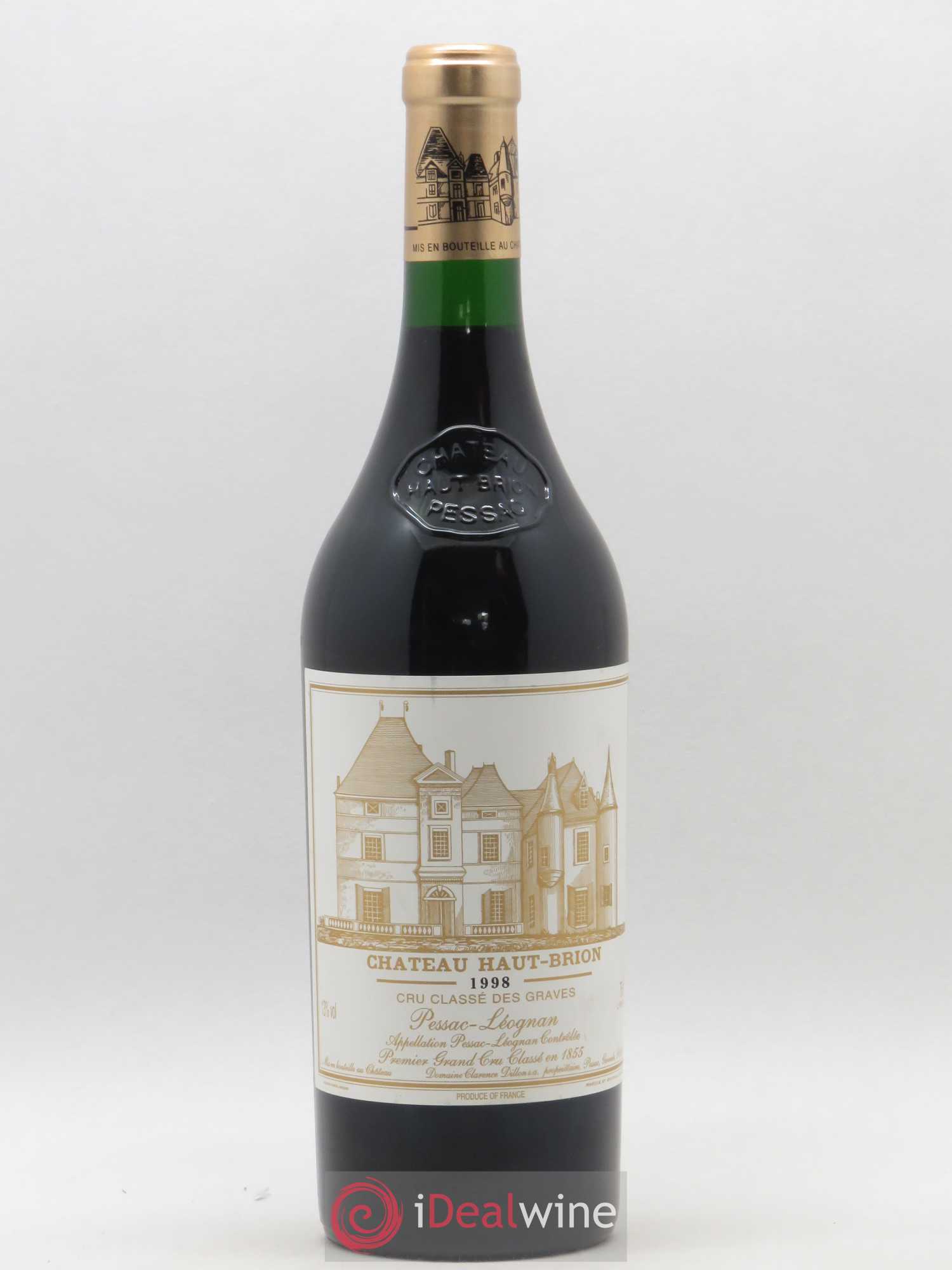 Château Haut Brion 1er Grand Cru Classé 1998 - Lot de 1 bouteille - 0