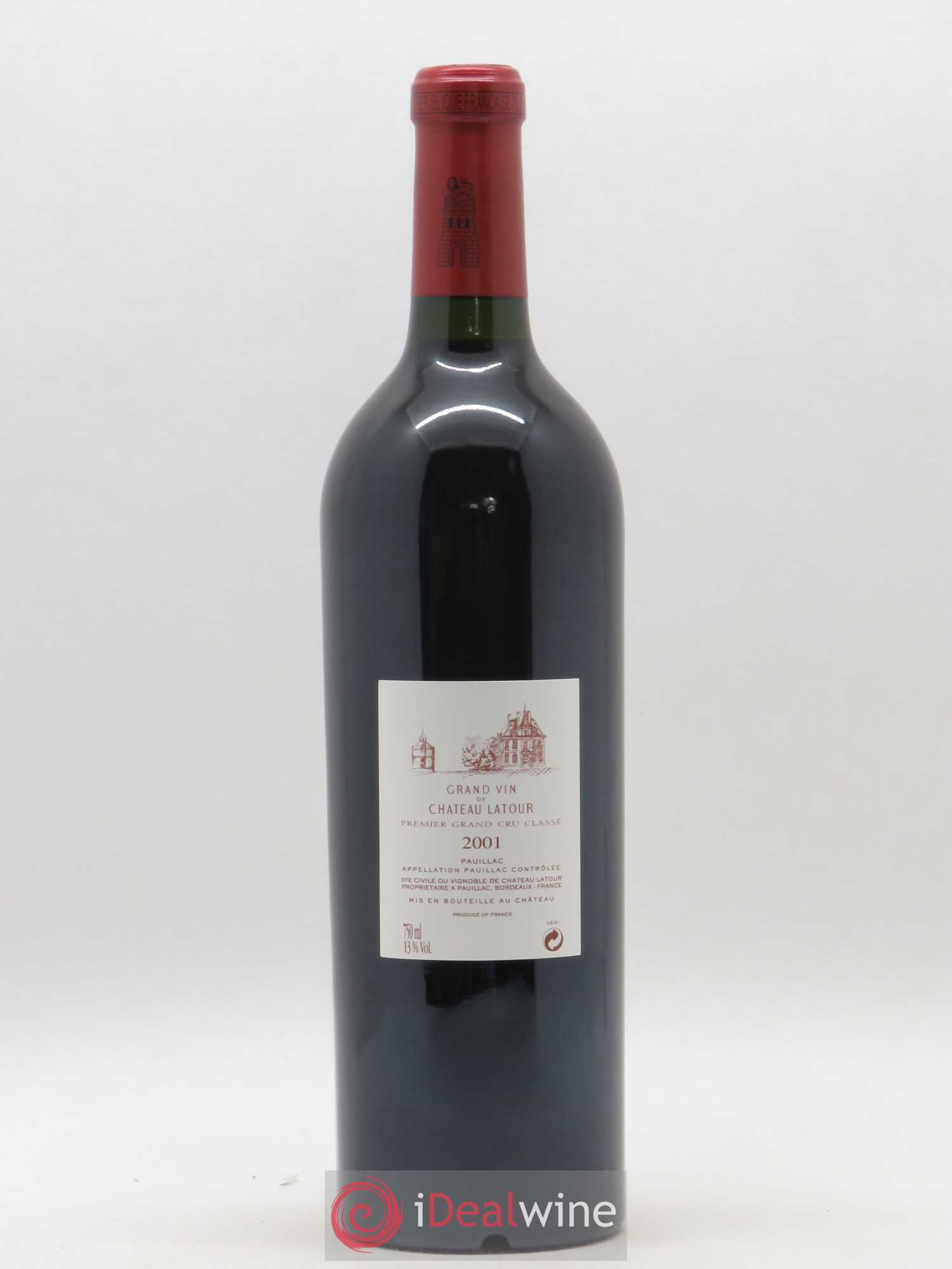 Château Latour 1er Grand Cru Classé 2001 - Lot de 1 bouteille - 1