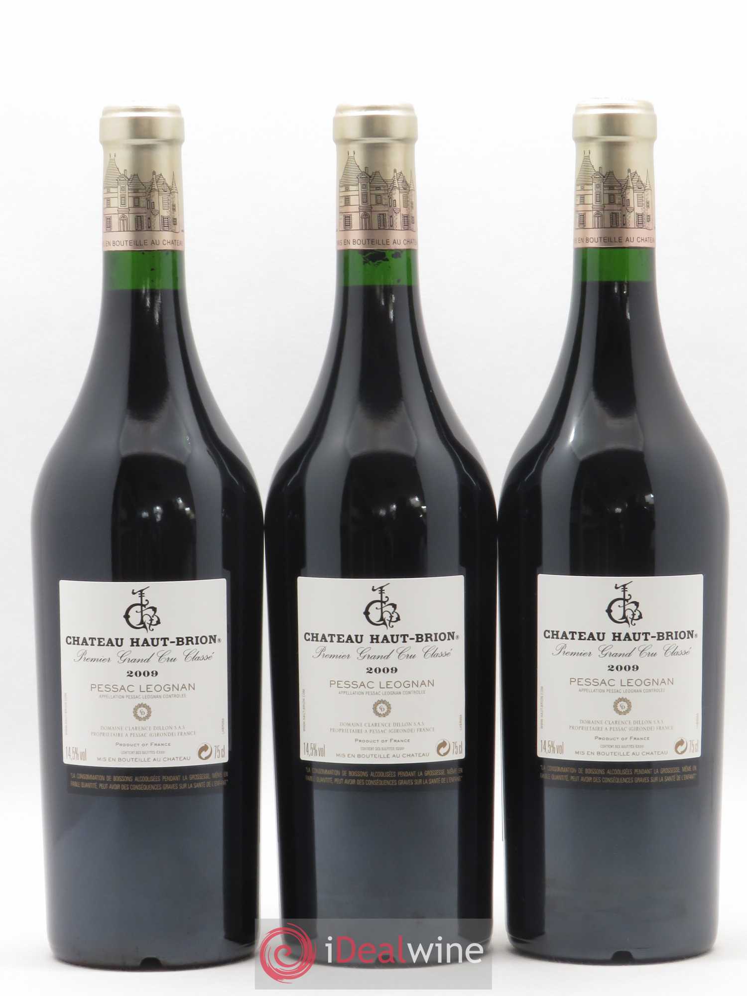 Château Haut Brion 1er Grand Cru Classé 2009 - Lot de 6 bouteilles - 4