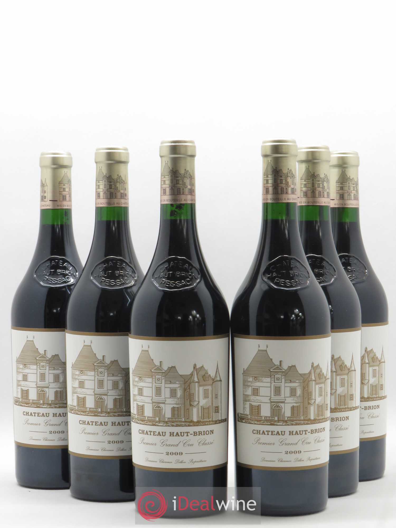 Château Haut Brion 1er Grand Cru Classé 2009 - Lot de 6 bouteilles - 0