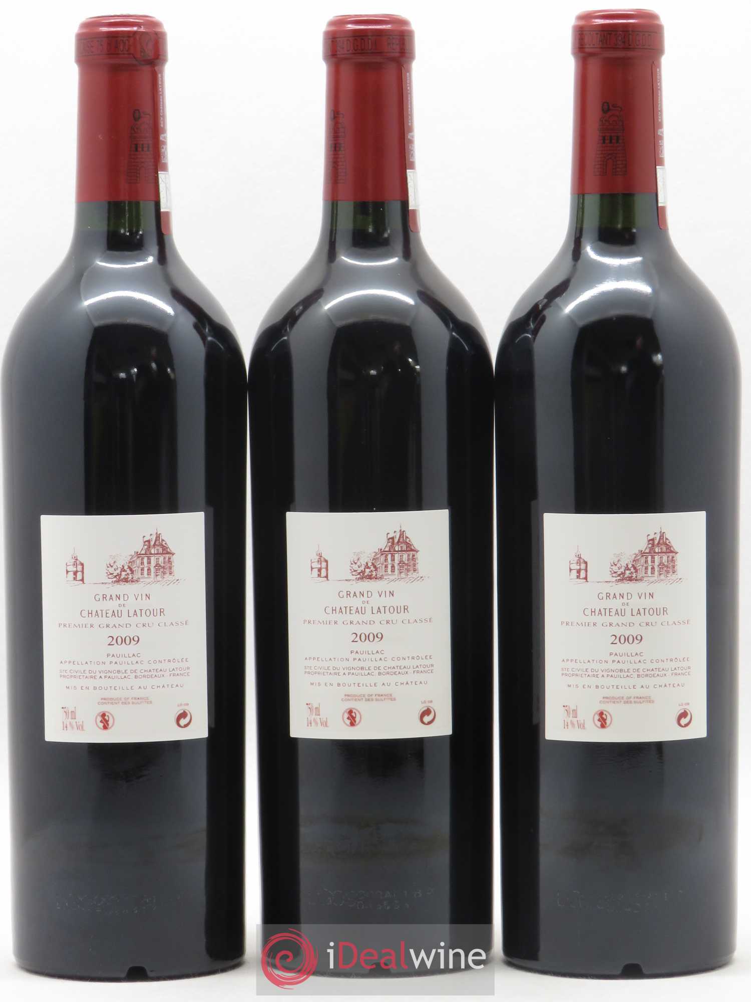 Château Latour 1er Grand Cru Classé 2009 - Lot de 6 bouteilles - 2