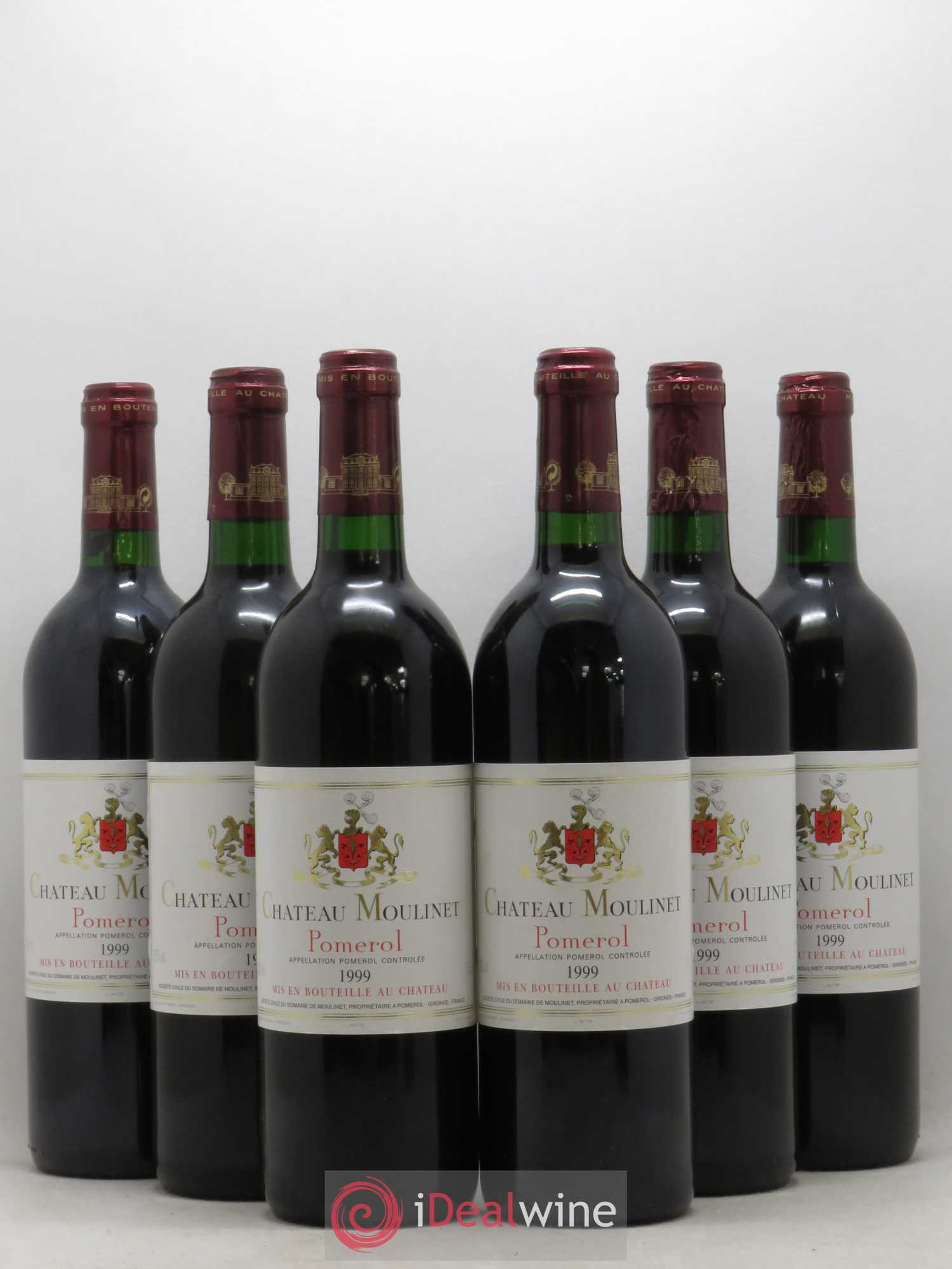 Château Moulinet 1999 - Lot de 6 bouteilles - 0
