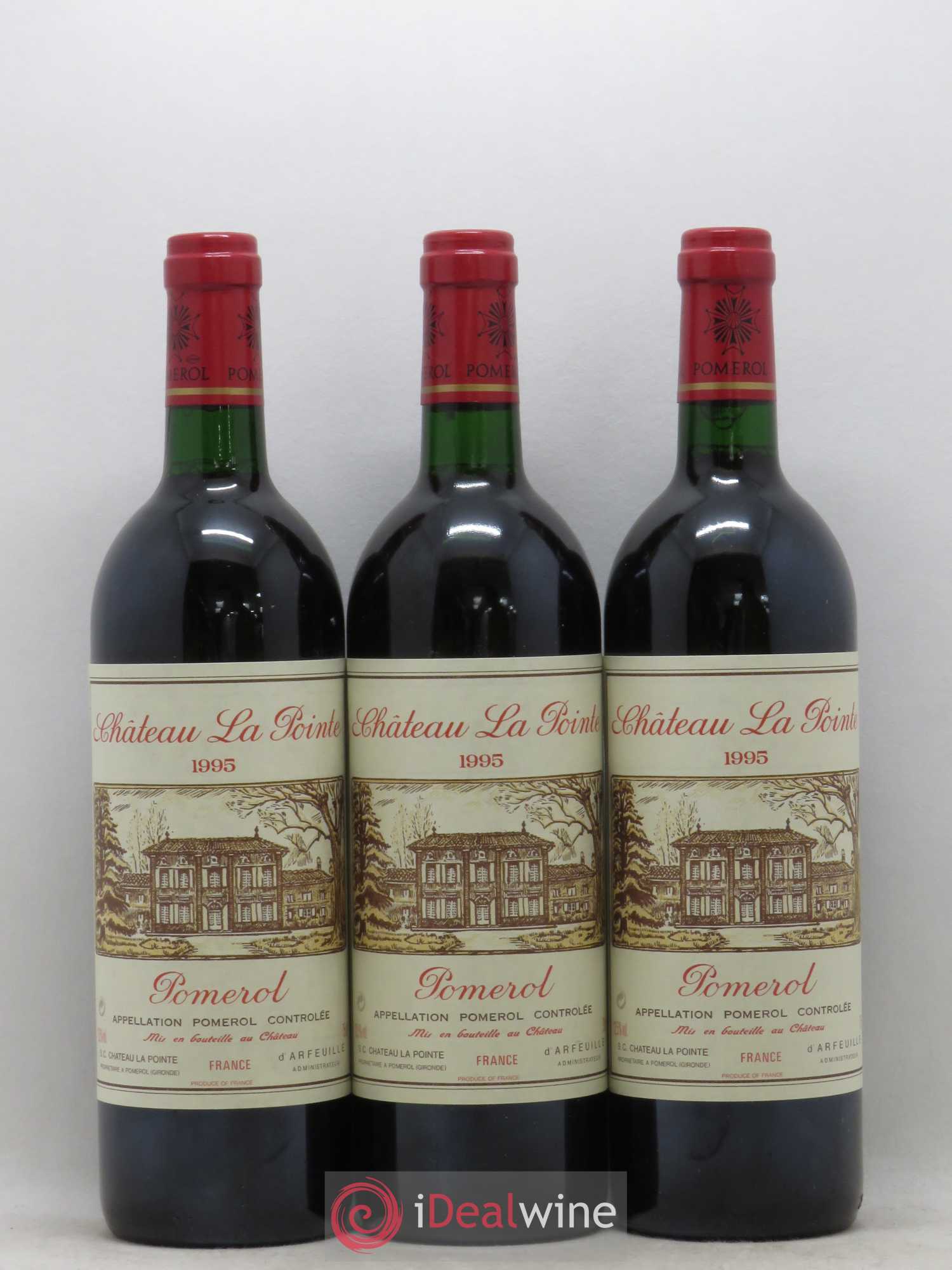 Château la Pointe 1995 - Lot de 3 bouteilles - 0