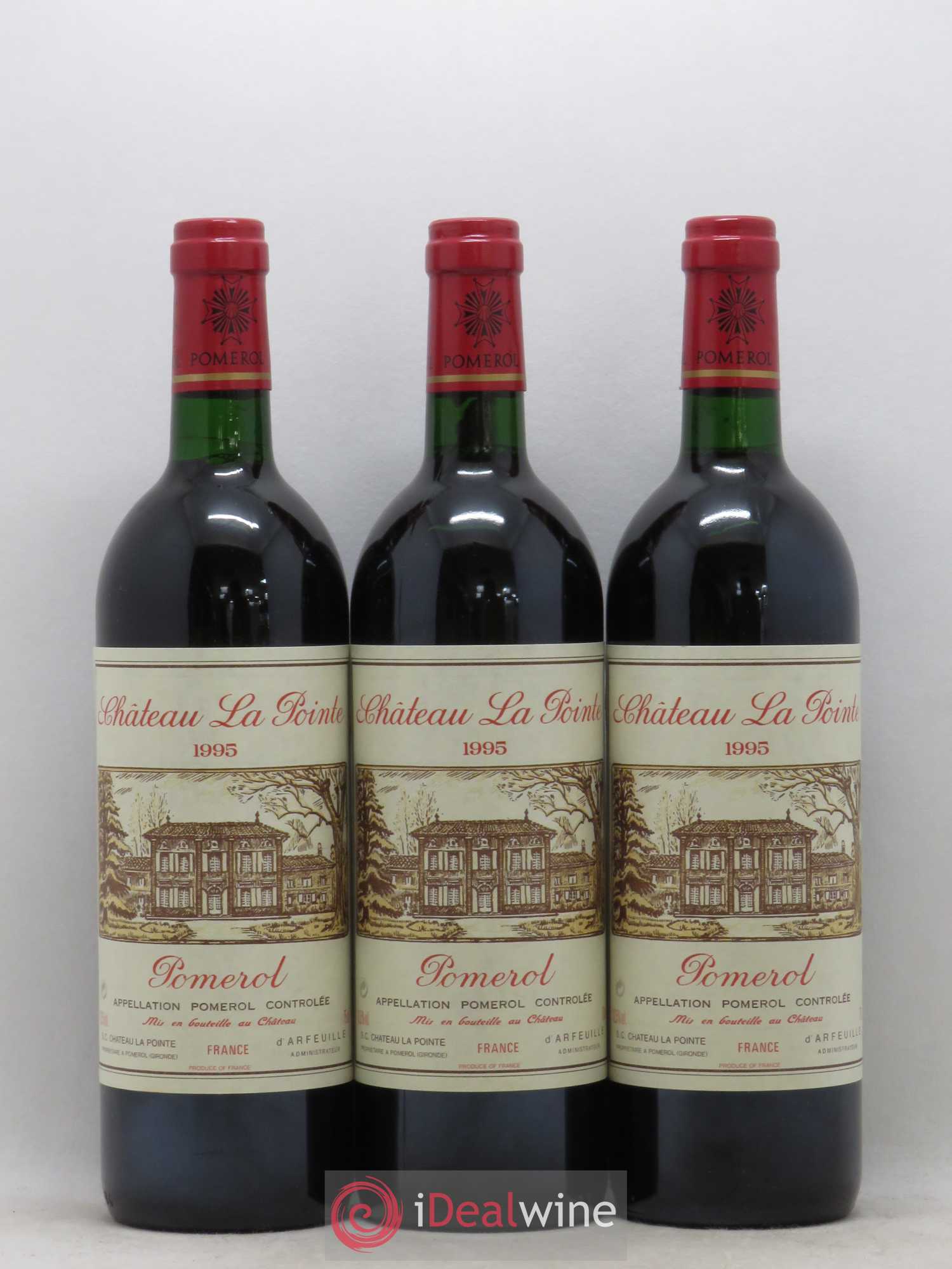 Château la Pointe 1995 - Lot de 3 bouteilles - 0