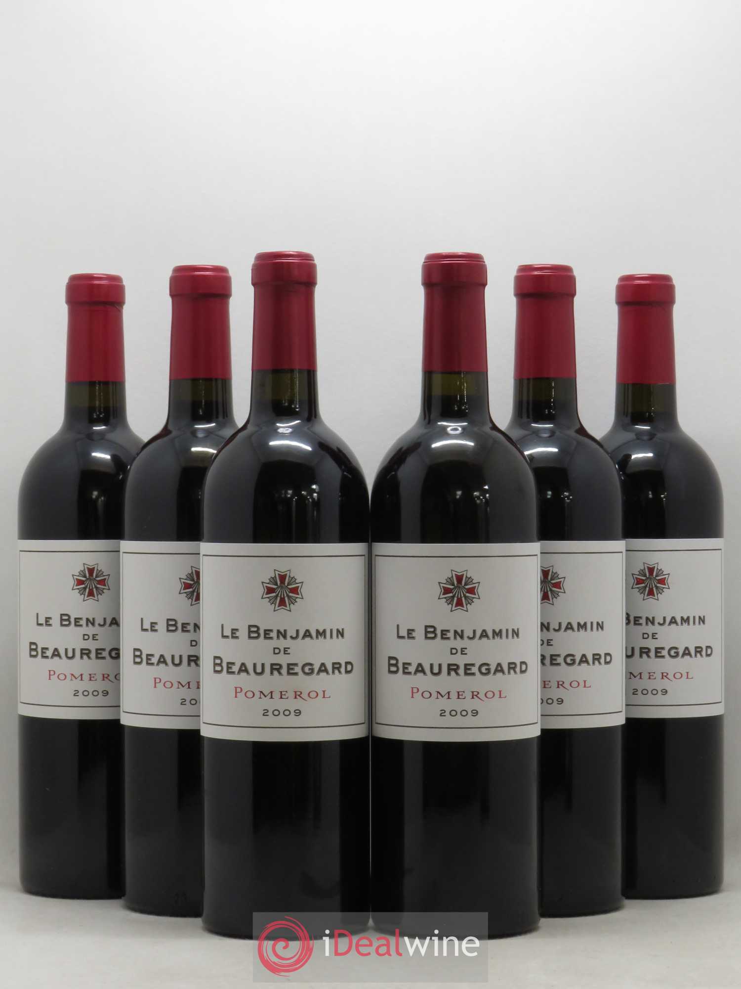 Pomerol Benjamin de Beauregard 2009 - Lot de 6 bouteilles - 0