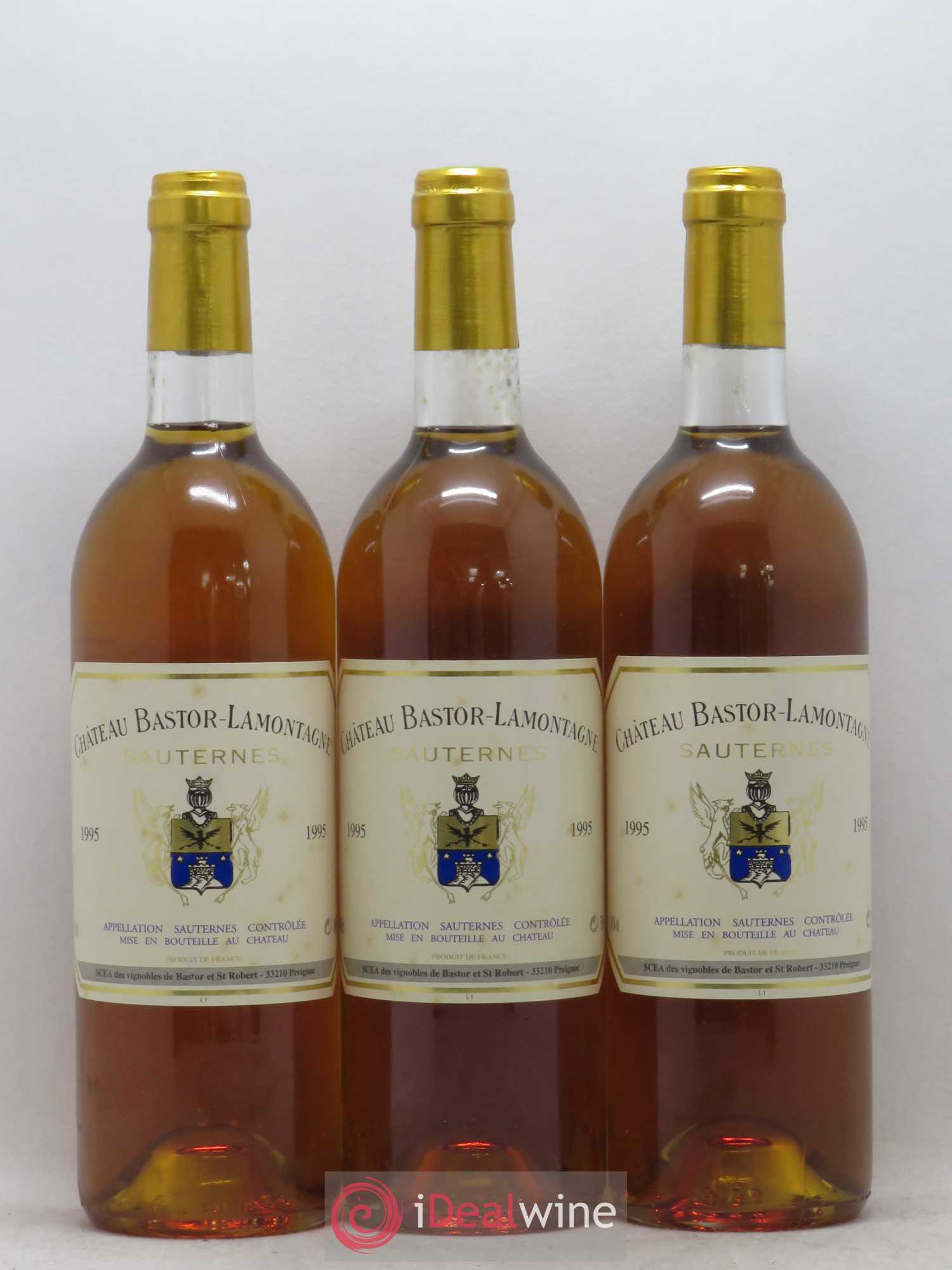 Château Bastor Lamontagne 1995 - Lotto di 6 bottiglie - 1