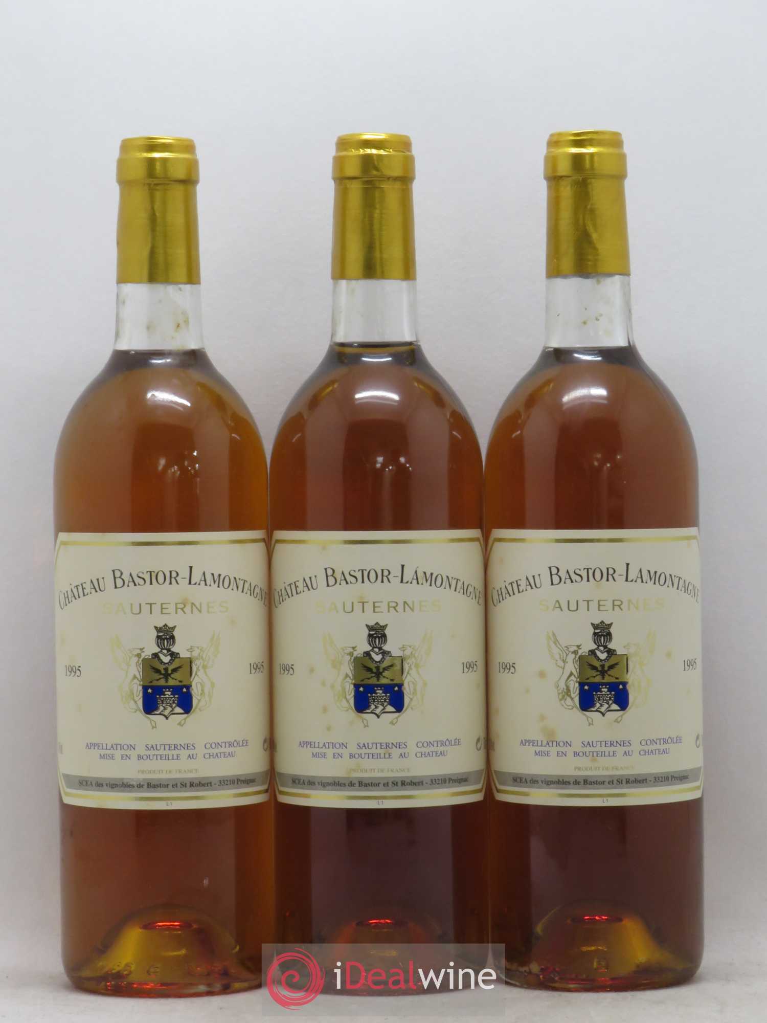 Château Bastor Lamontagne 1995 - Lotto di 6 bottiglie - 2