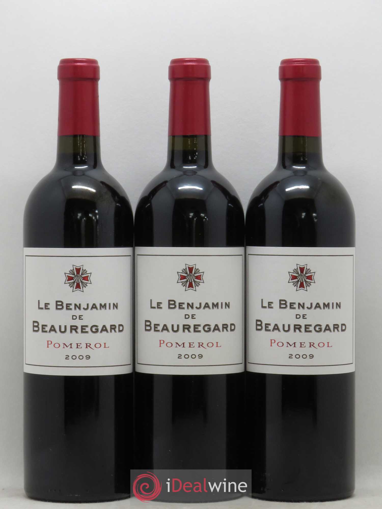 Pomerol Benjamin de Beauregard 2009 - Lot de 3 bouteilles - 0