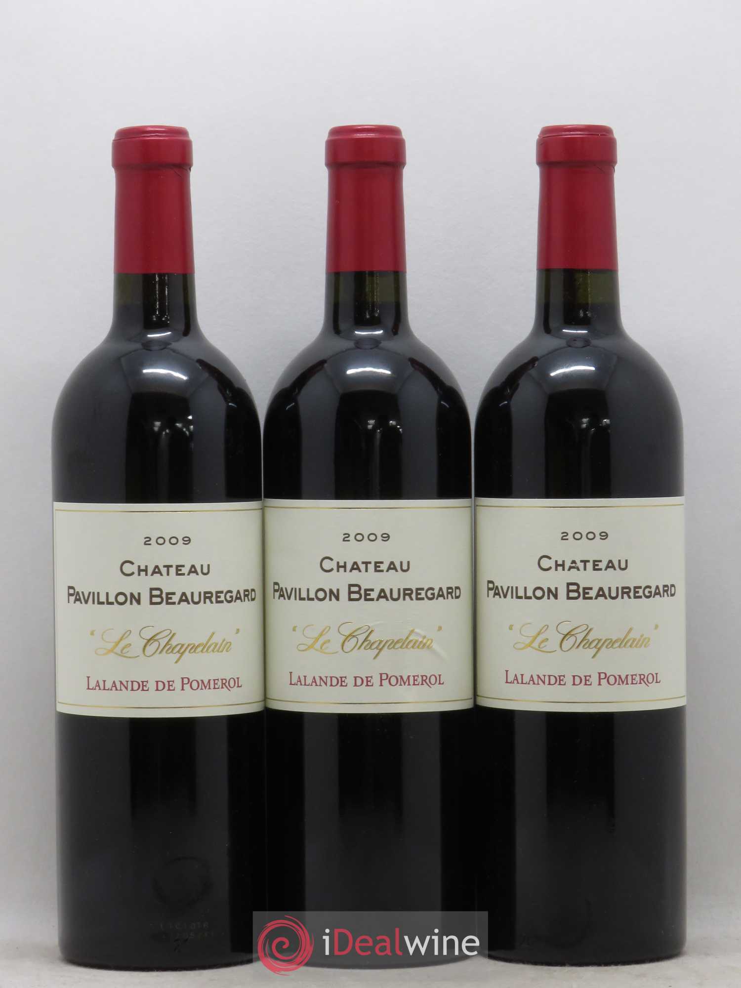 Lalande-de-Pomerol Château Pavillon Beauregard - Le Chapelain 2009 - Lot de 6 bouteilles - 2