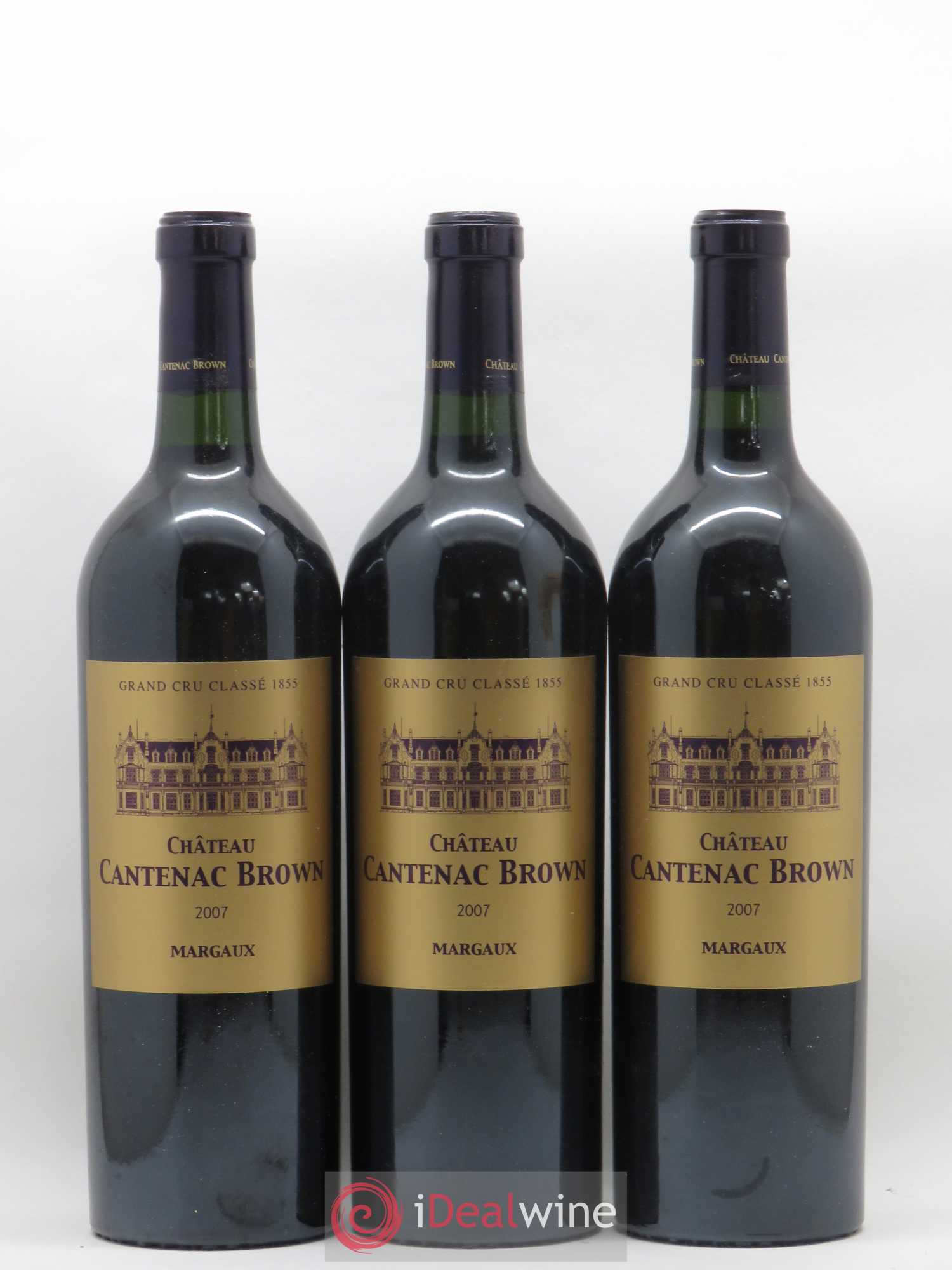 Château Cantenac Brown 3ème Grand Cru Classé 2007 - Lot de 12 bouteilles - 1