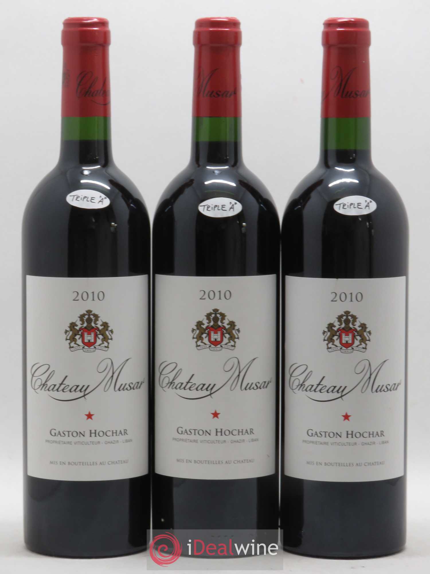 Château Musar Serge Hochar 2010 - Lot de 6 bouteilles - 1
