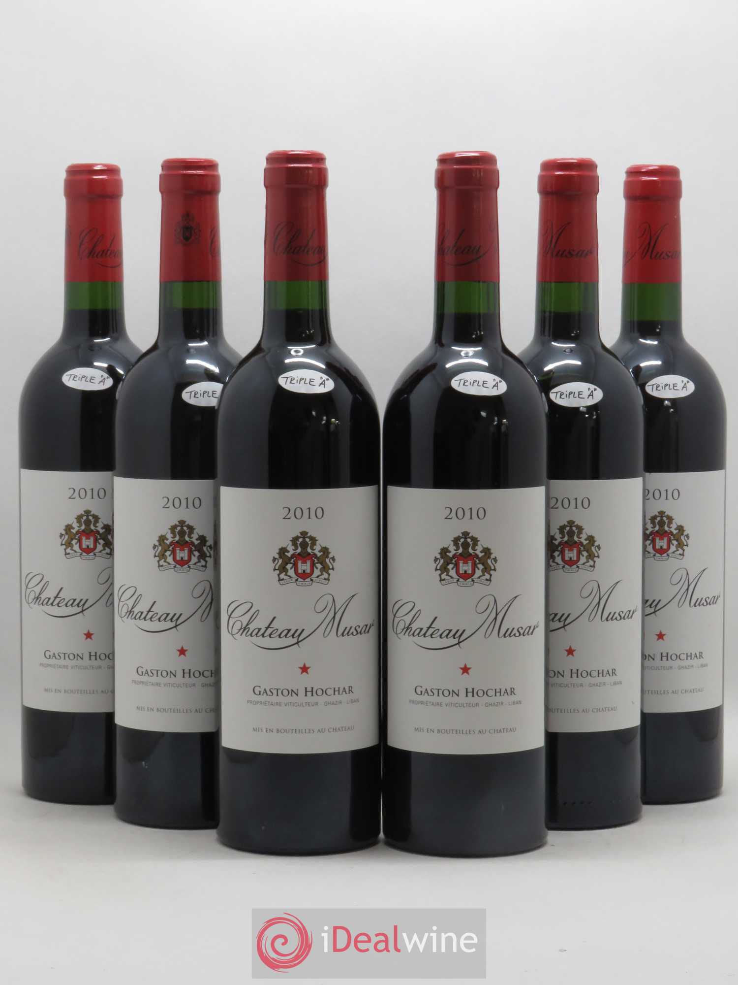 Château Musar Serge Hochar 2010 - Lot de 6 bouteilles - 0
