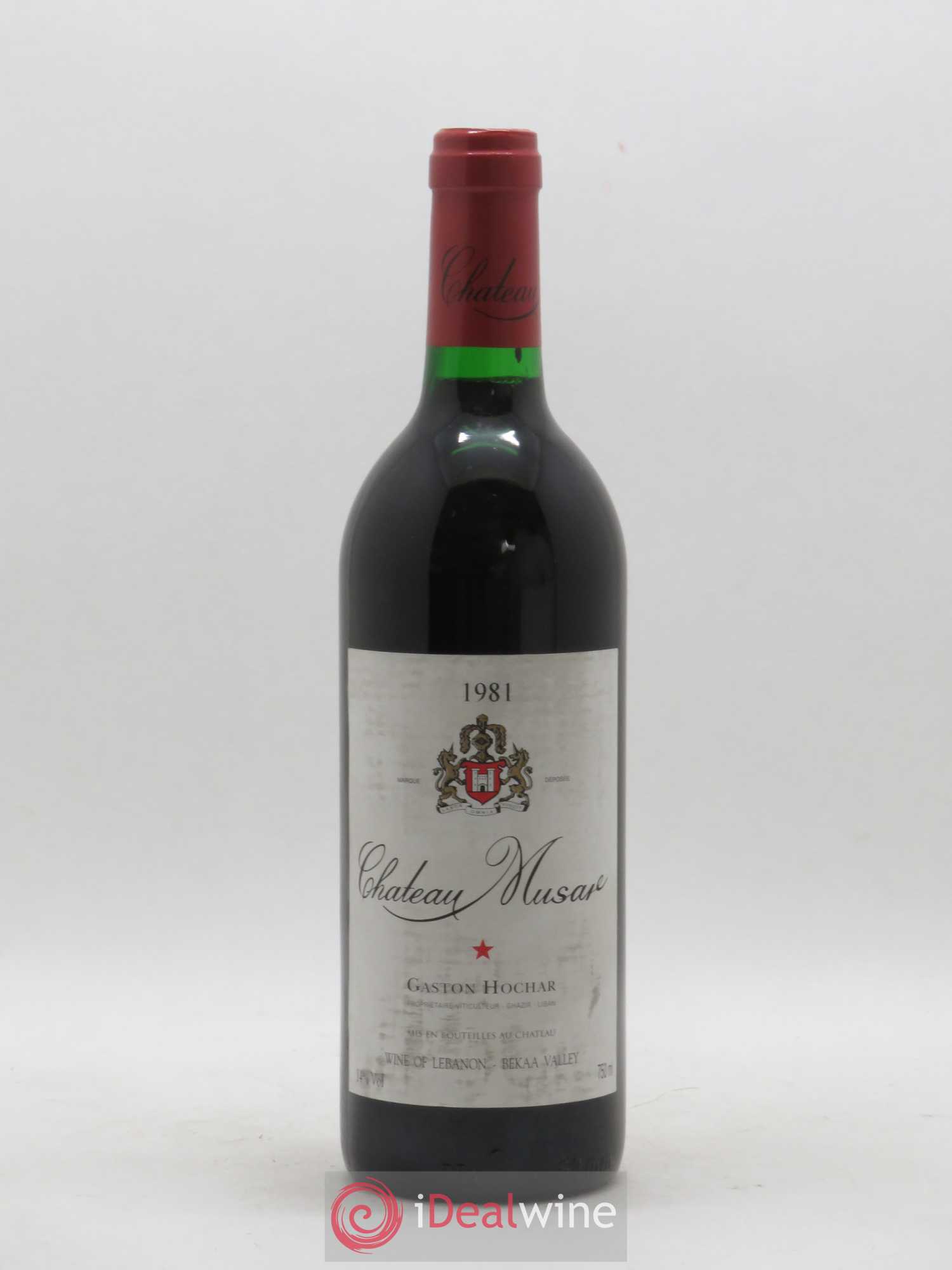 Château Musar Serge Hochar 1981 - Lot de 1 bouteille - 0