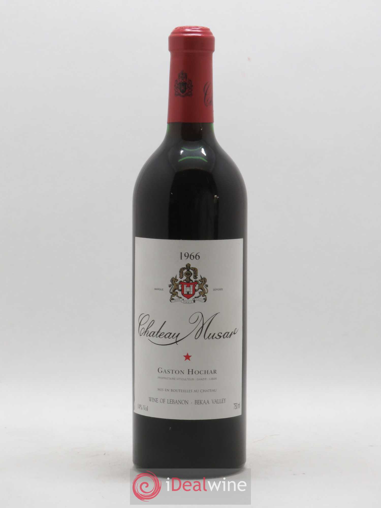 Château Musar Serge Hochar 1966 - Lot de 1 bouteille - 0
