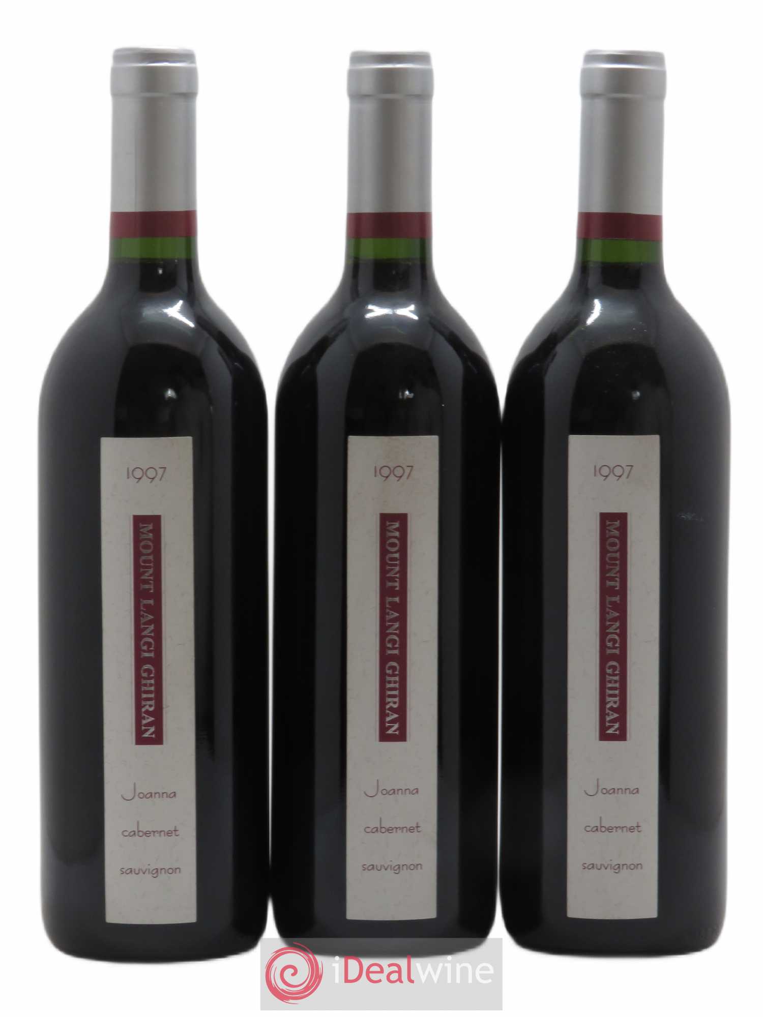 Australie Limestone Coast Joanna Cabernet Sauvignon Mount Langi Ghiran 1997 - Posten von 3 Flaschen - 0