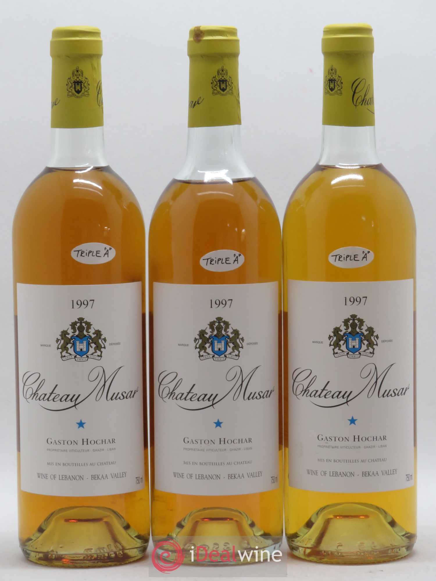 Château Musar Serge Hochar 1997 - Lot de 6 bouteilles - 1