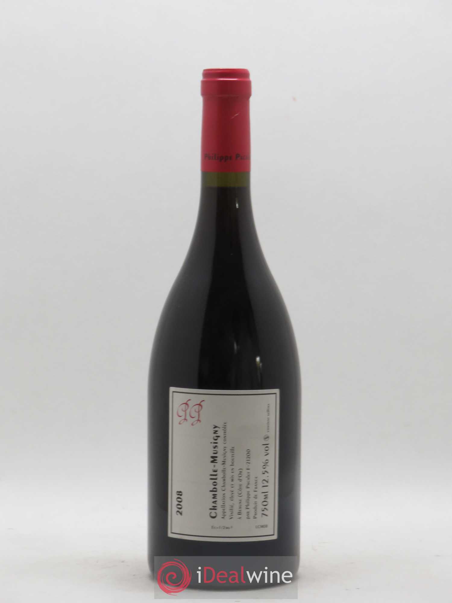 Chambolle-Musigny Philippe Pacalet 2008 - Posten von 1 Flasche - 1