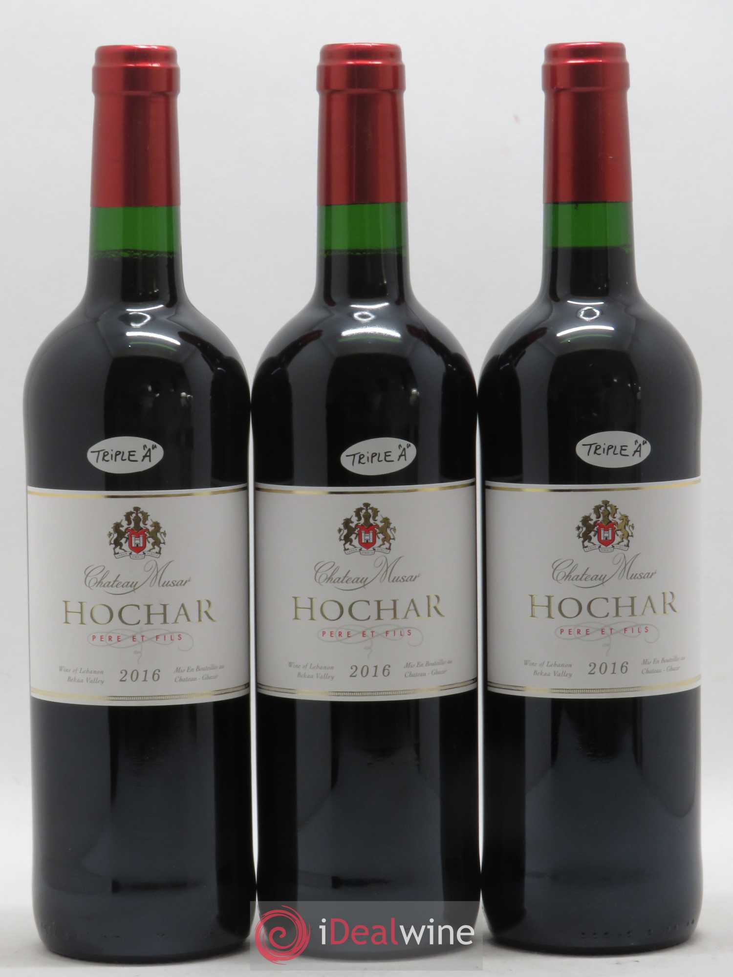 Château Musar Serge Hochar 2016 - Lot de 3 bouteilles - 0