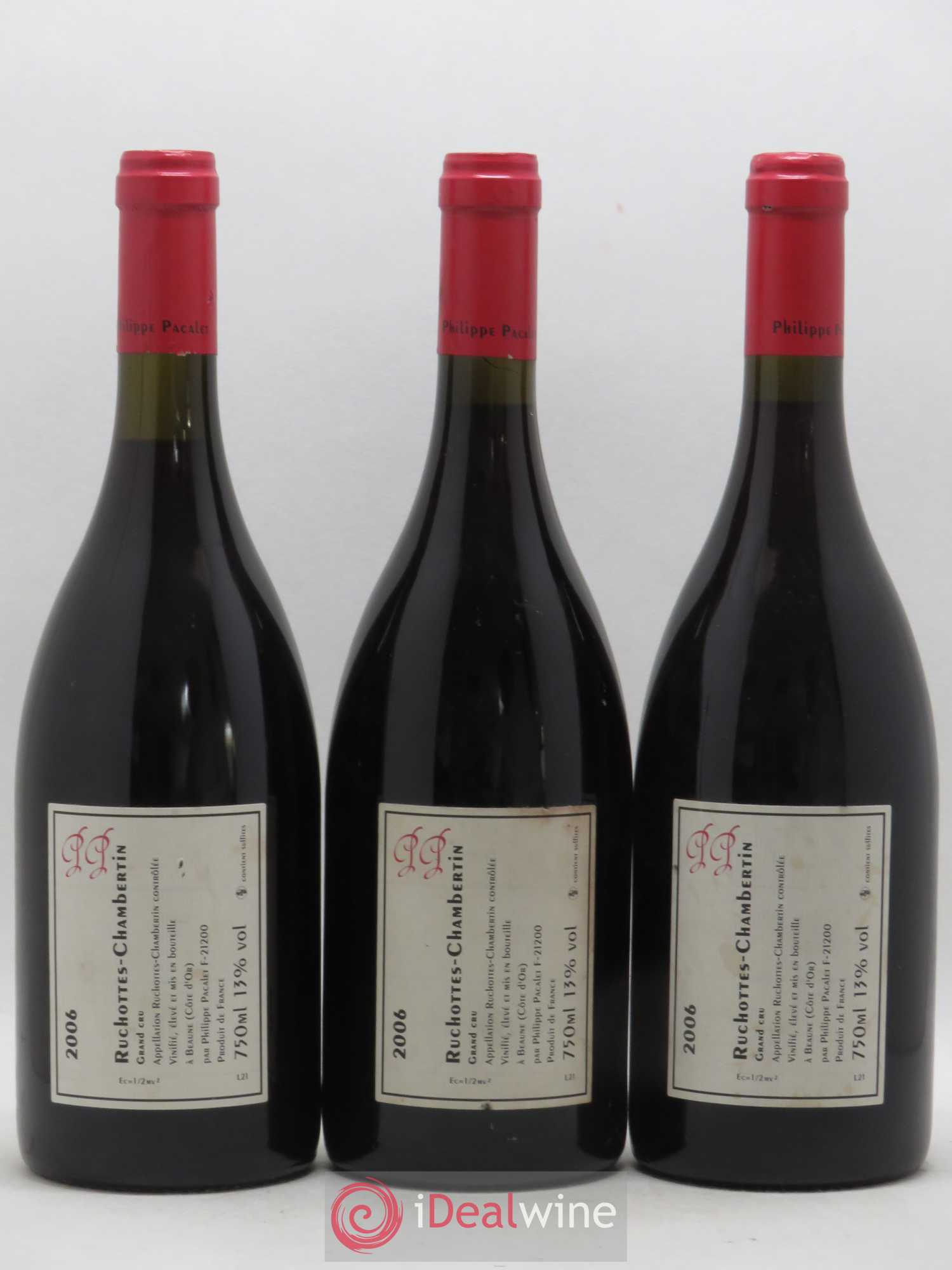 Ruchottes-Chambertin Grand Cru Philippe Pacalet 2006 - Lot de 3 bouteilles - 1