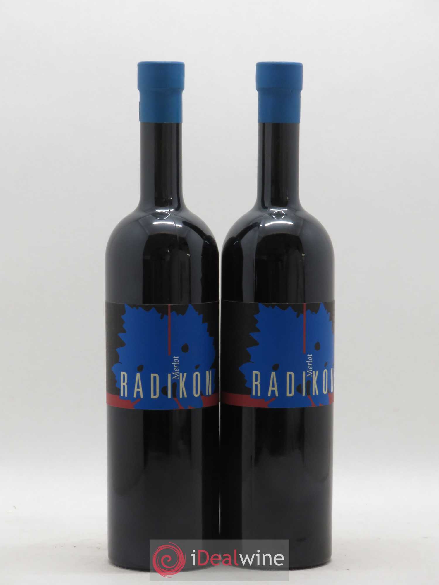 IGT Venezia Giulia Merlot Radikon 50cl 2001 - Lot de 2 bouteilles - 0