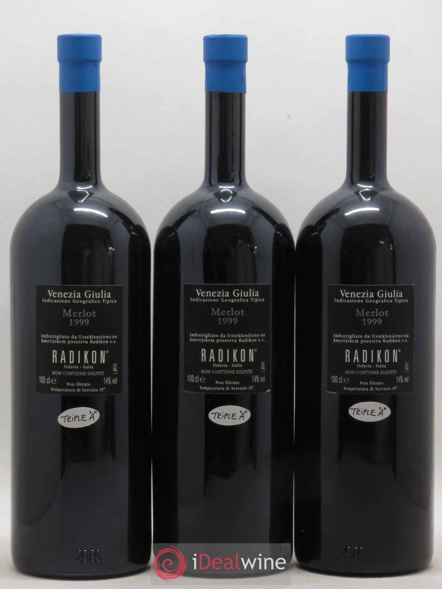 IGT Venezia Giulia Merlot Radikon 1999 - Lot de 3 litres - 1