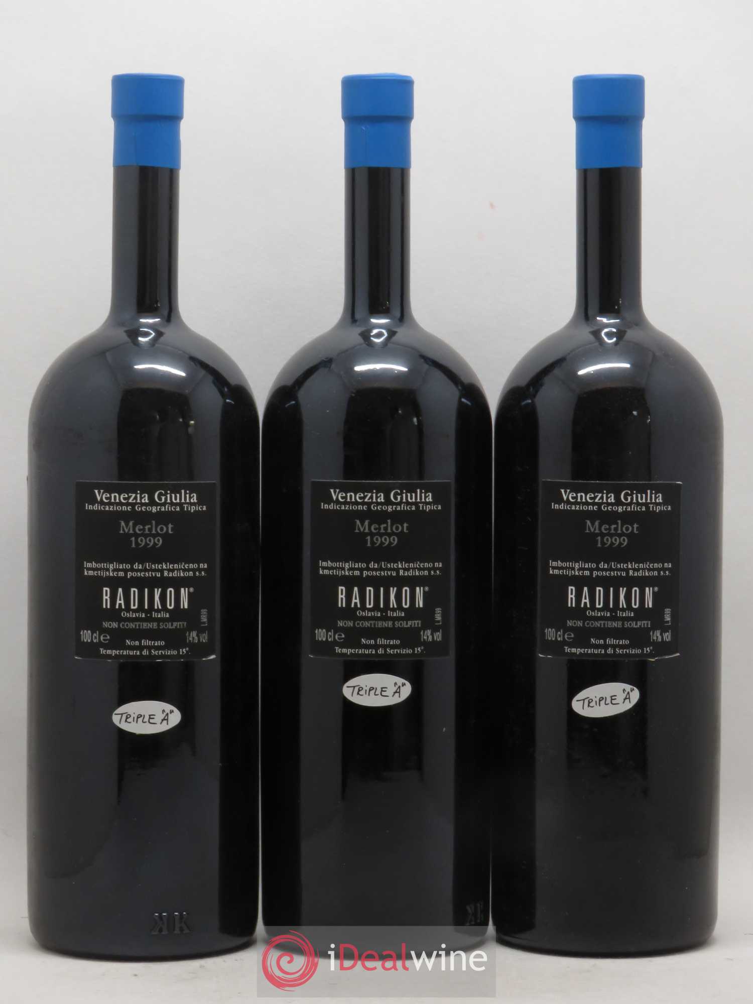 IGT Venezia Giulia Merlot Radikon 1999 - Lot de 3 litres - 1
