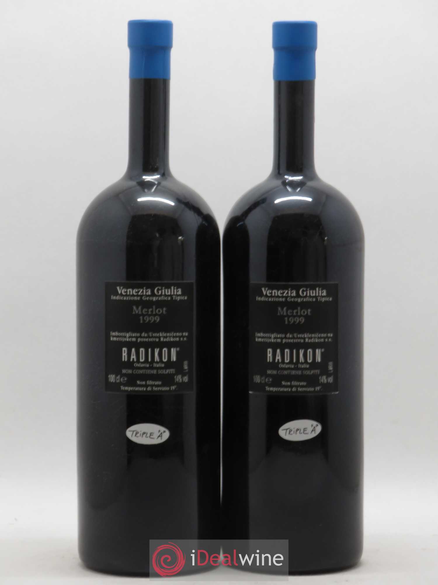IGT Venezia Giulia Merlot Radikon 1999 - Lot de 2 litres - 1