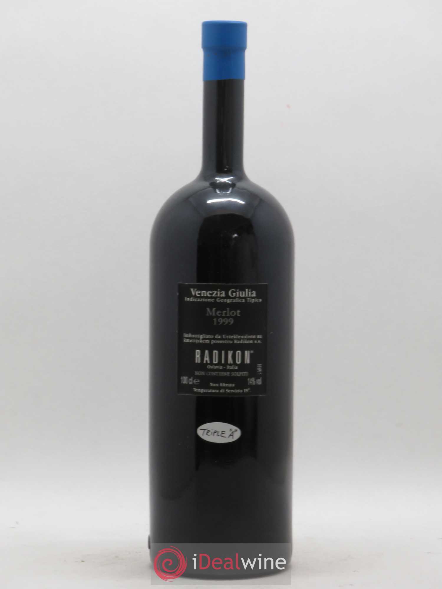 IGT Venezia Giulia Merlot Radikon 1999 - Lot de 1 litre - 1