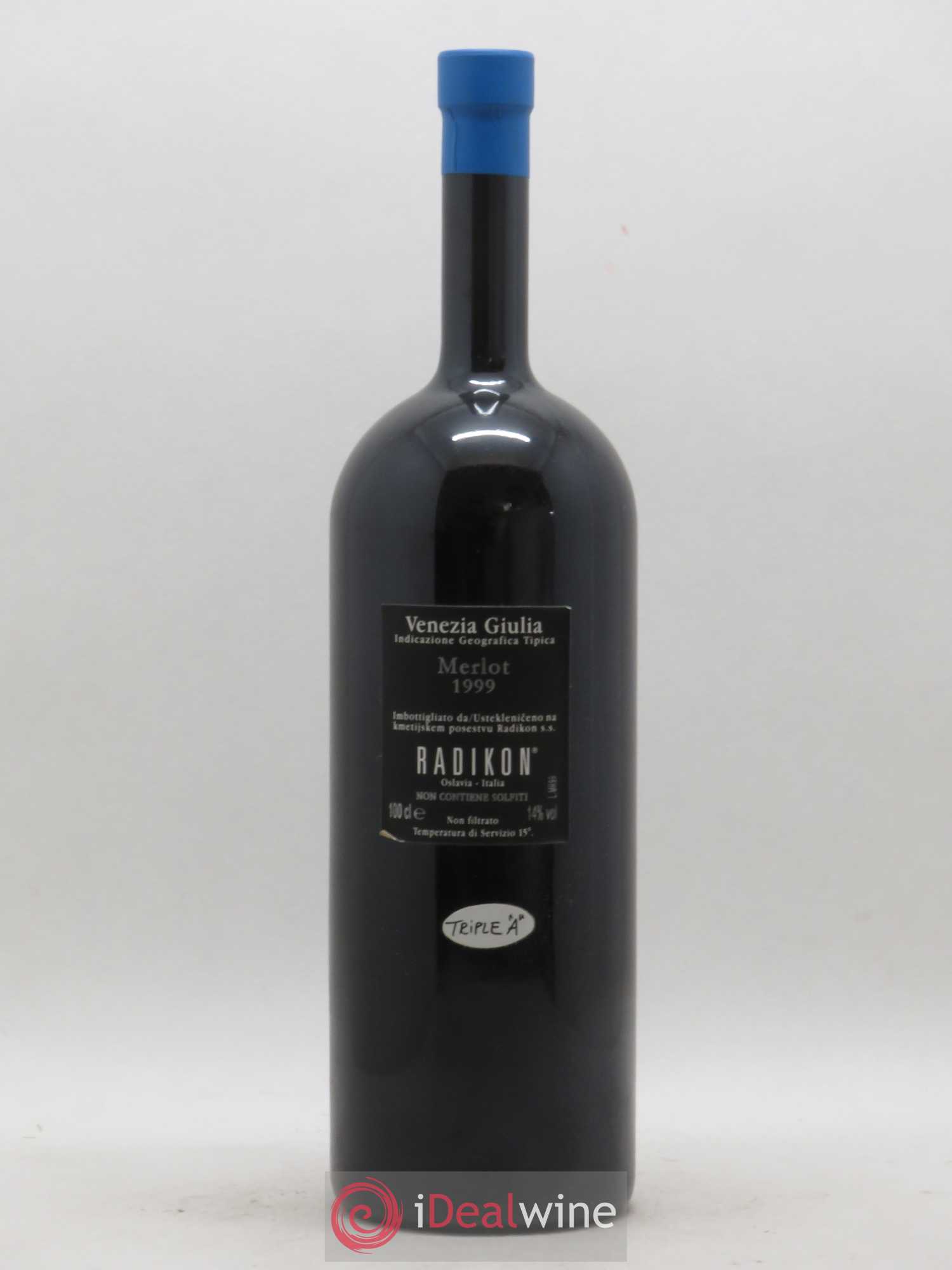 IGT Venezia Giulia Merlot Radikon 1999 - Lot de 1 litre - 1