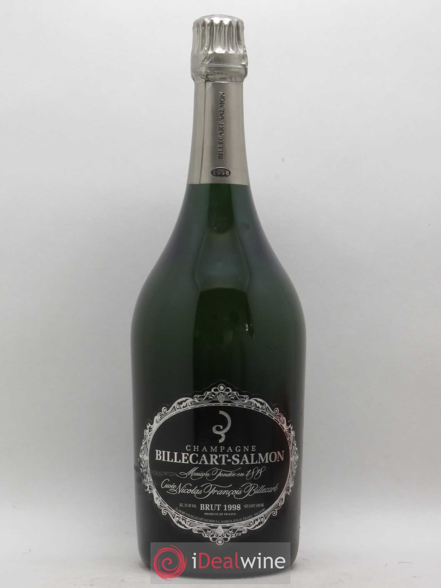 Brut Nicolas François Billecart Billecart-Salmon 1998 - Lot de 1 magnum - 0