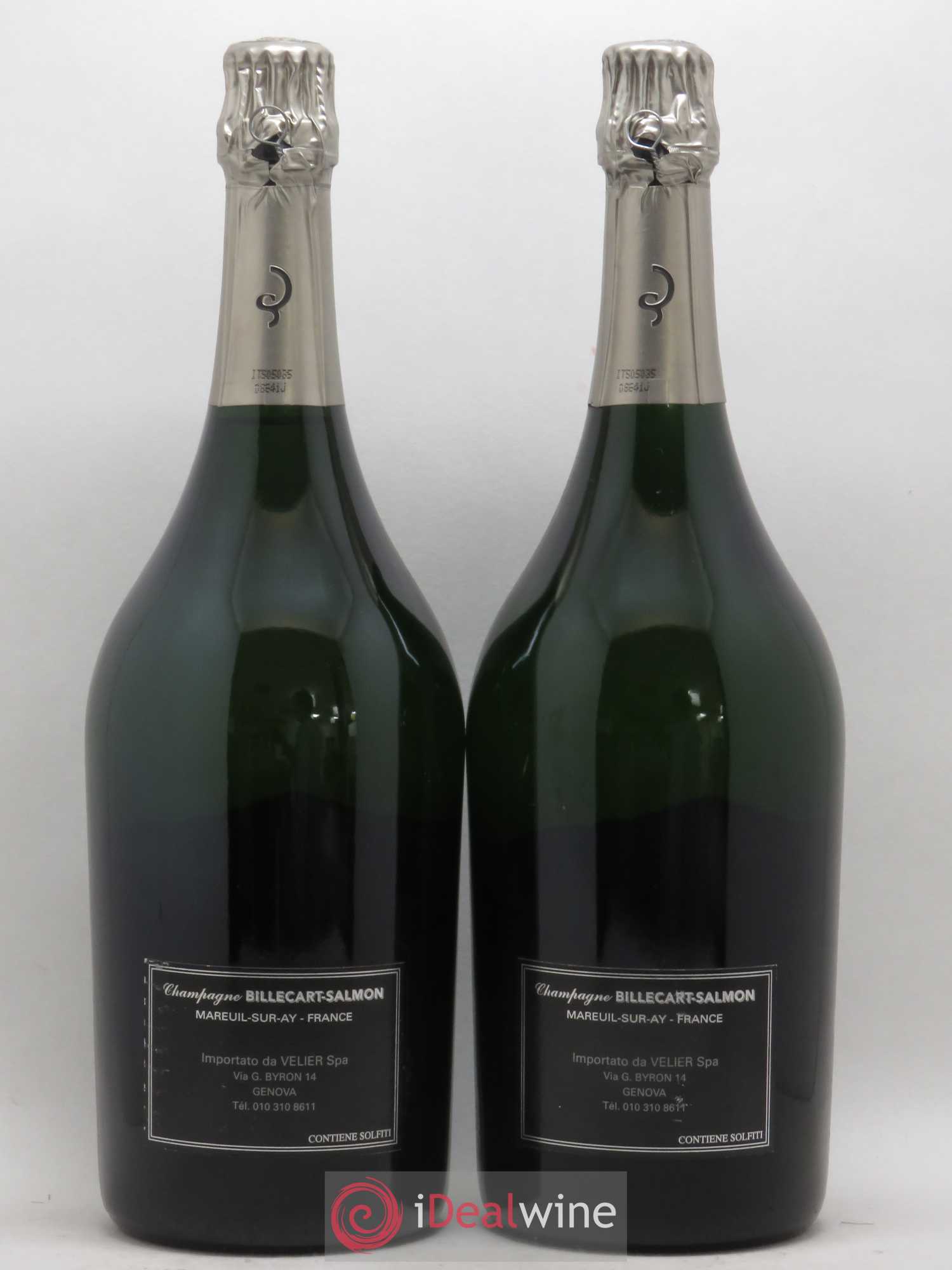 Brut Nicolas François Billecart Billecart-Salmon 1998 - Lot de 2 magnums - 1