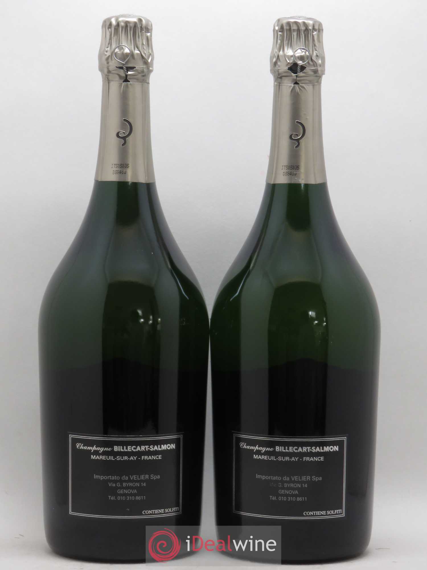 Brut Nicolas François Billecart Billecart-Salmon 1998 - Lot de 2 magnums - 1