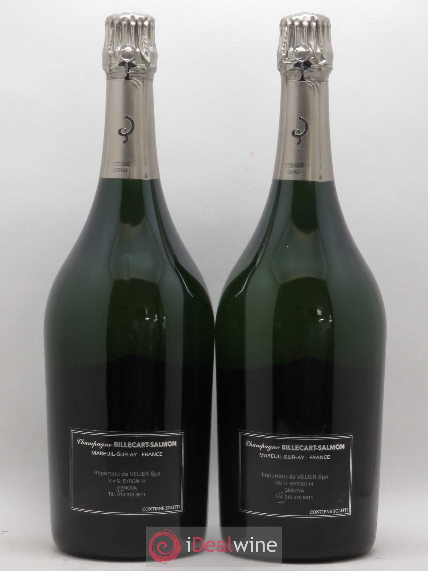 Brut Nicolas François Billecart Billecart-Salmon 1998 - Lot de 2 magnums - 1