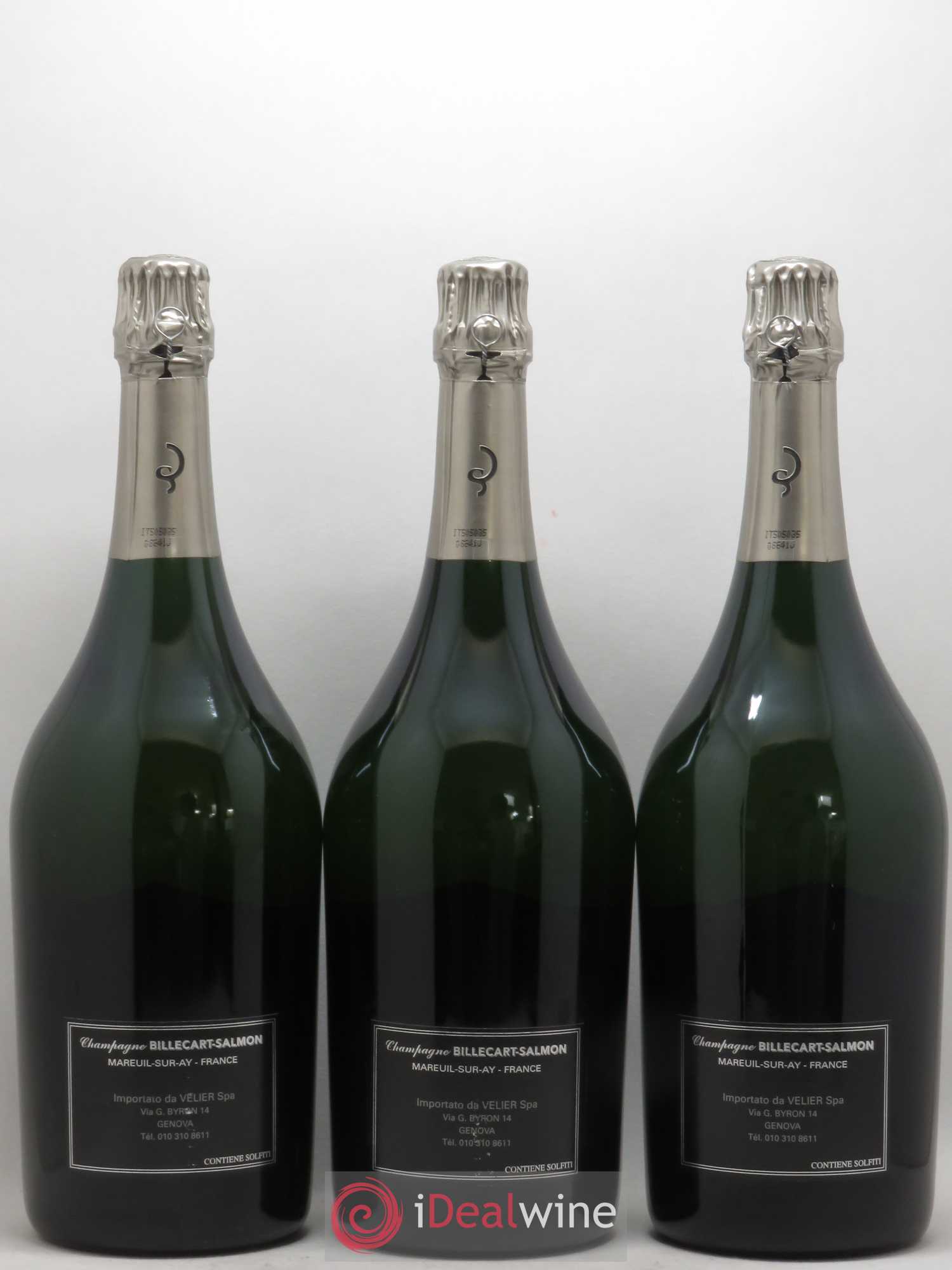 Brut Nicolas François Billecart Billecart-Salmon 1998 - Lot de 3 magnums - 1