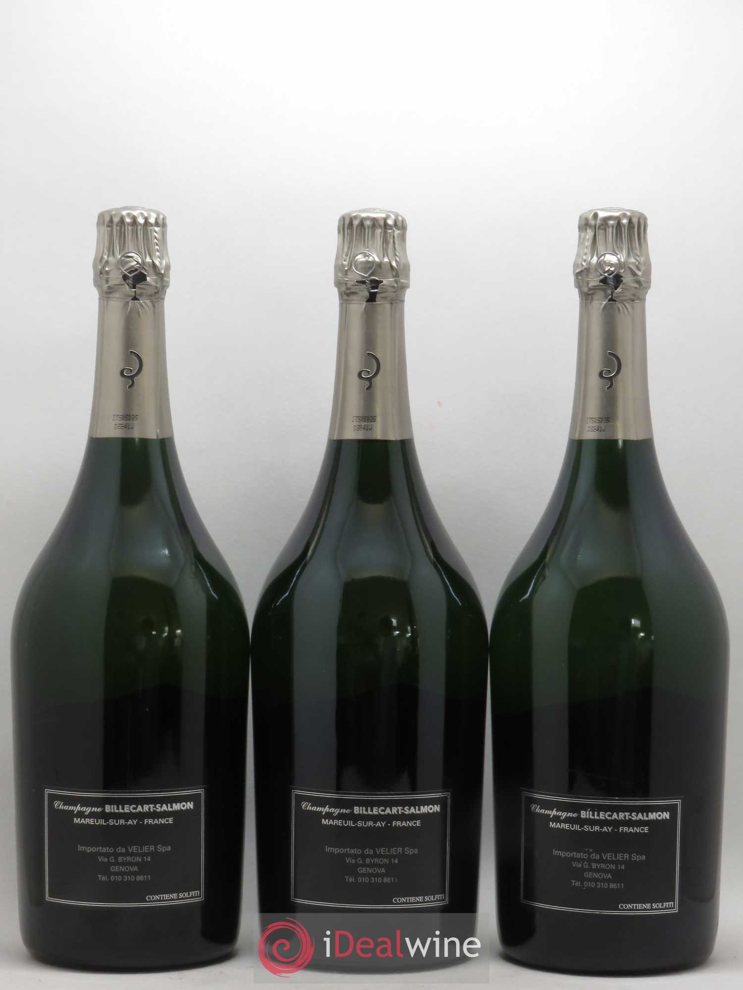 Brut Nicolas François Billecart Billecart-Salmon 1998 - Lot de 3 magnums - 1