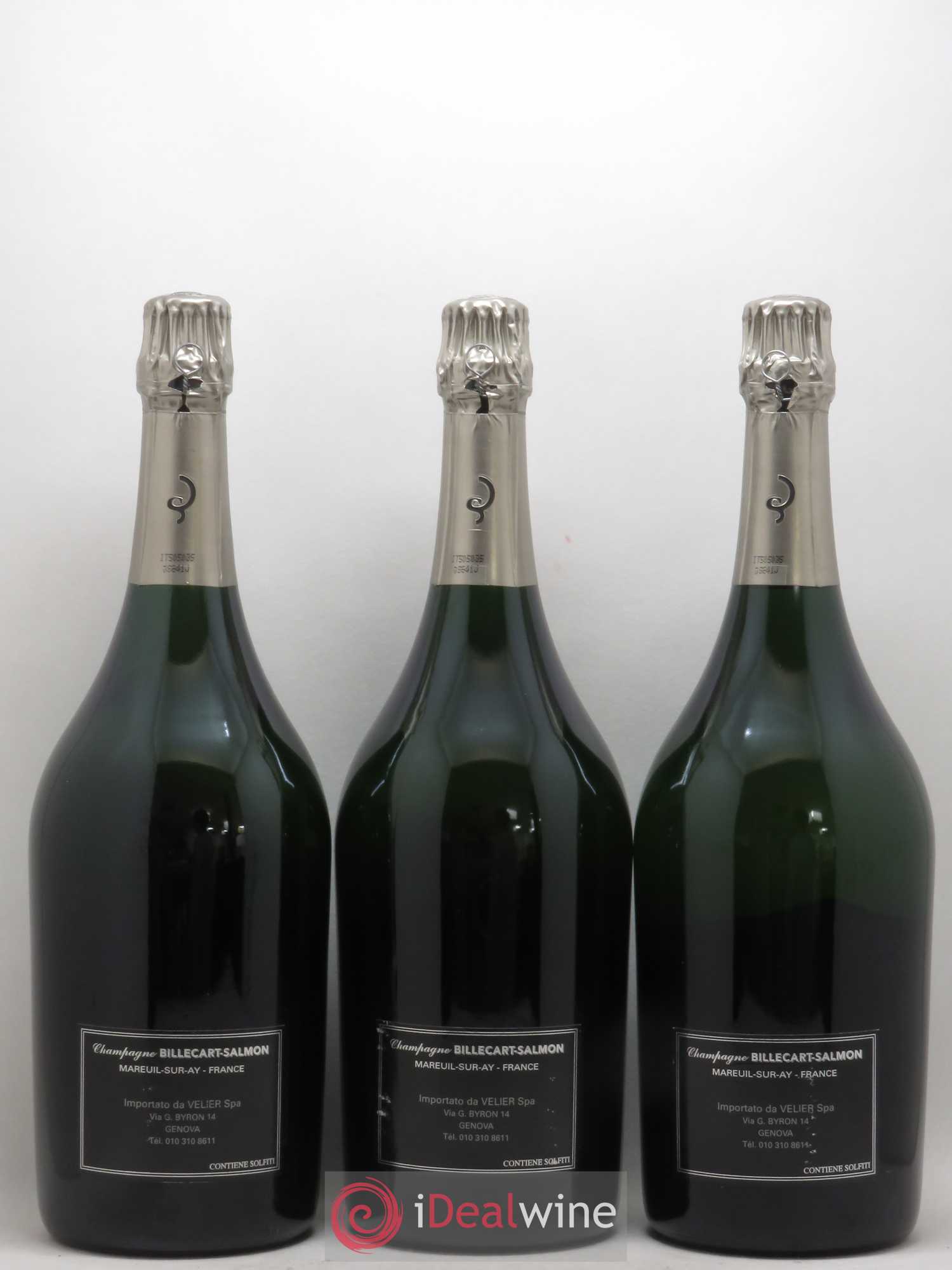 Brut Nicolas François Billecart Billecart-Salmon 1998 - Lot de 3 magnums - 1