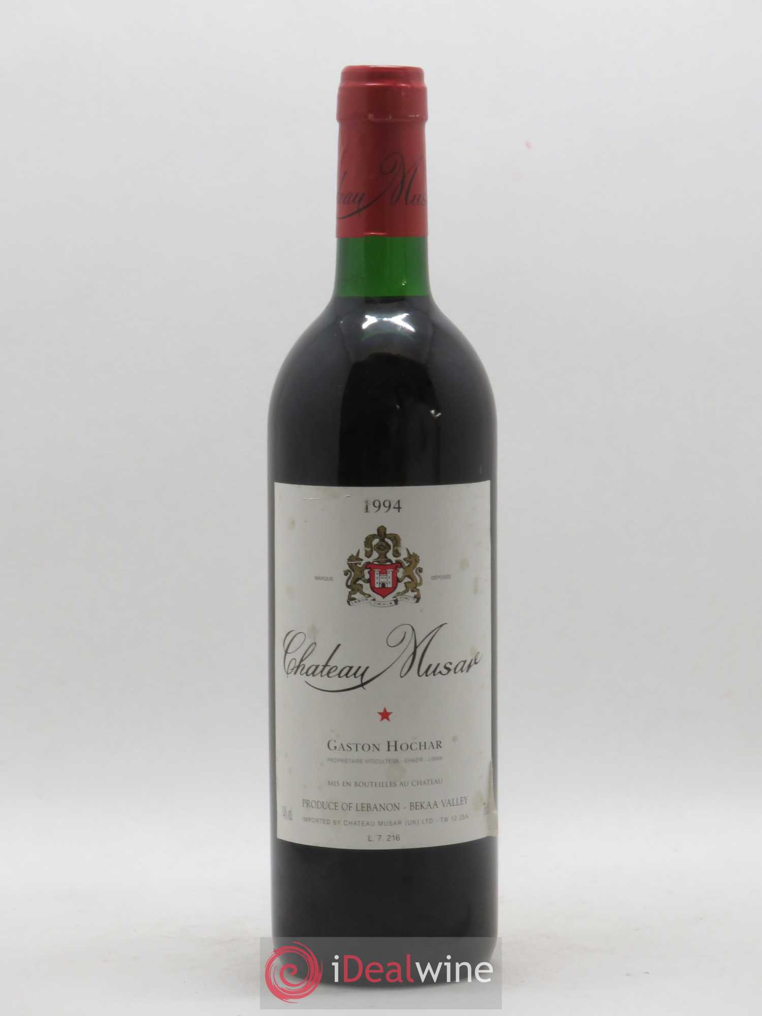Château Musar Serge Hochar 1994 - Lot de 1 bouteille - 0