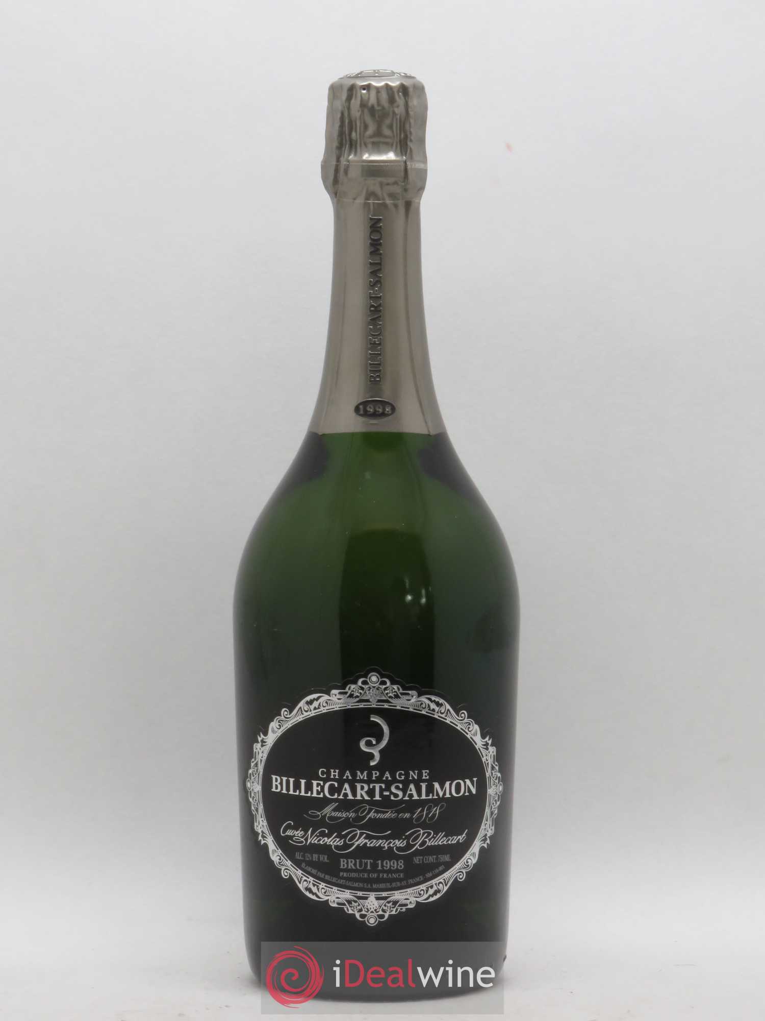 Brut Nicolas François Billecart Billecart-Salmon 1998 - Lot de 1 bouteille - 0