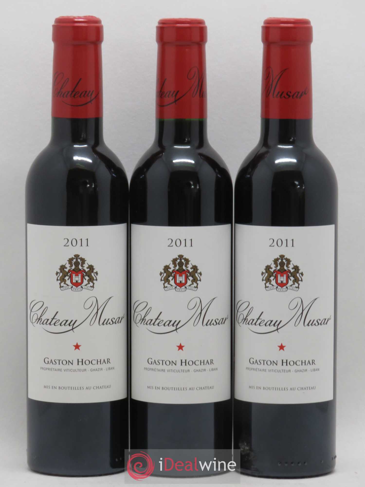 Château Musar Serge Hochar 2011 - Lot de 6 demi bouteilles - 1