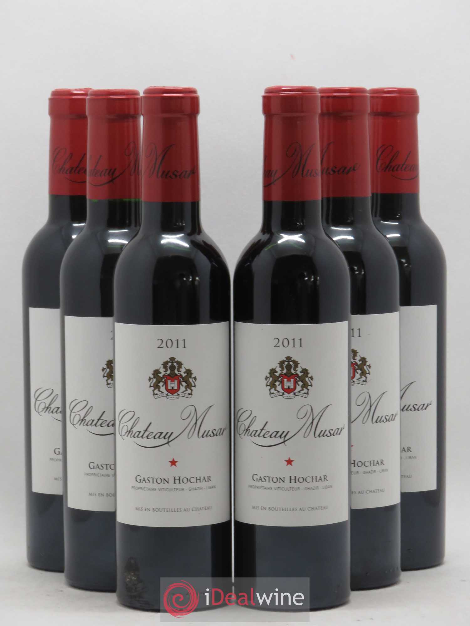 Château Musar Serge Hochar 2011 - Lot de 6 demi bouteilles - 0