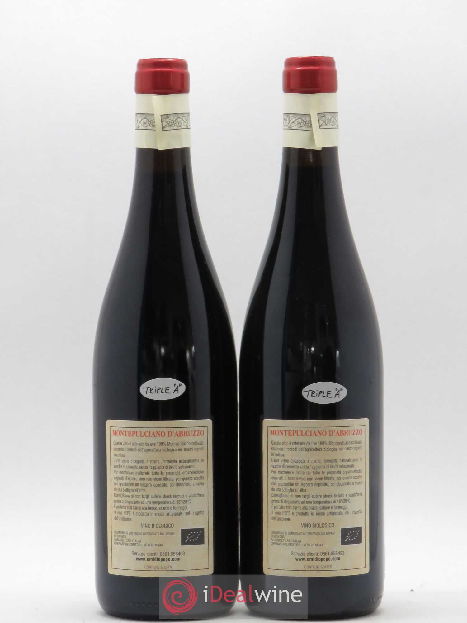 Montepulciano d'Abruzzo DOC Riserva Vecchie Viti Emidio Pepe 2003 - Lot de 2 bouteilles - 1