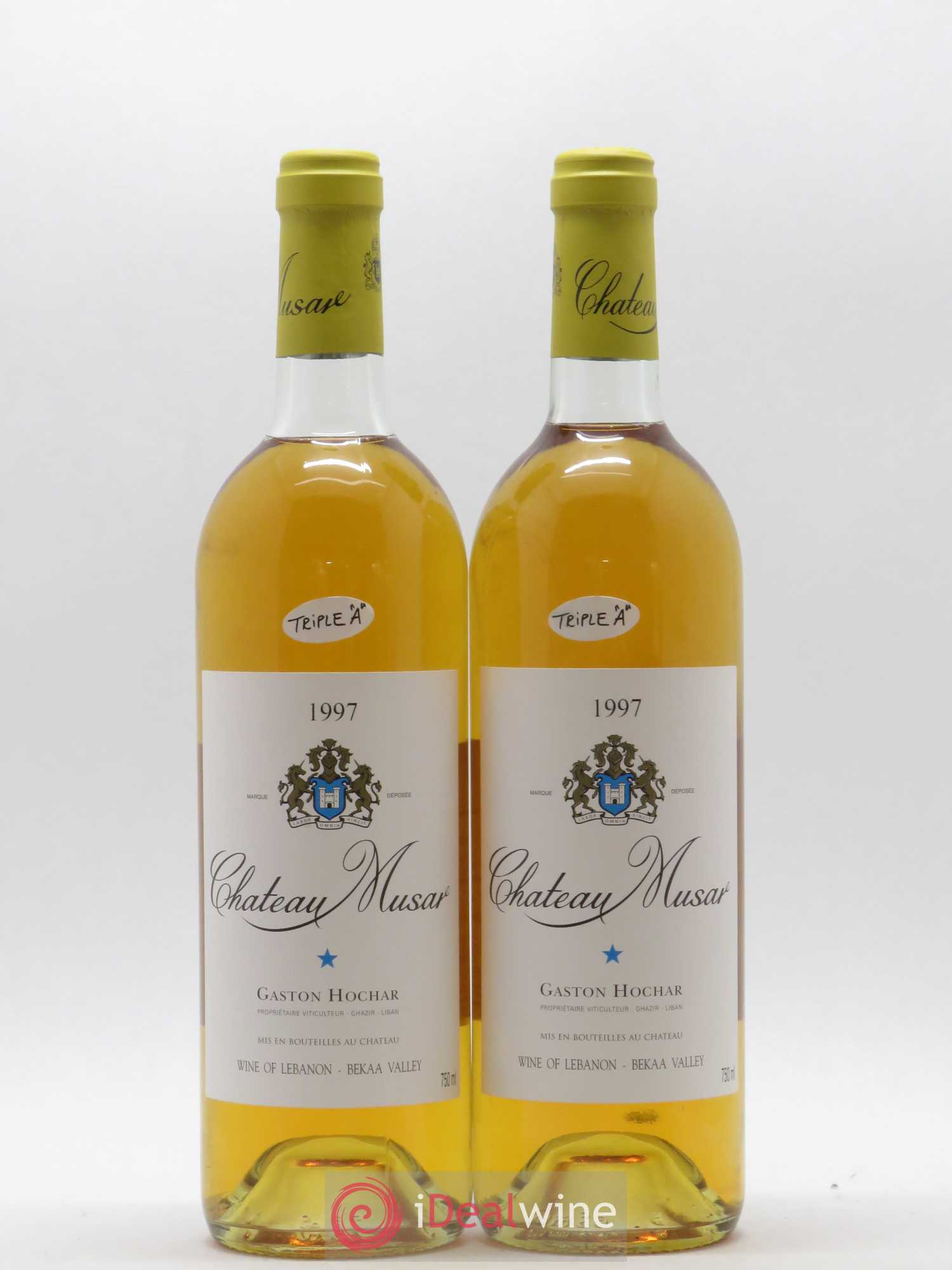 Château Musar Serge Hochar 1997 - Lot de 2 bouteilles - 0