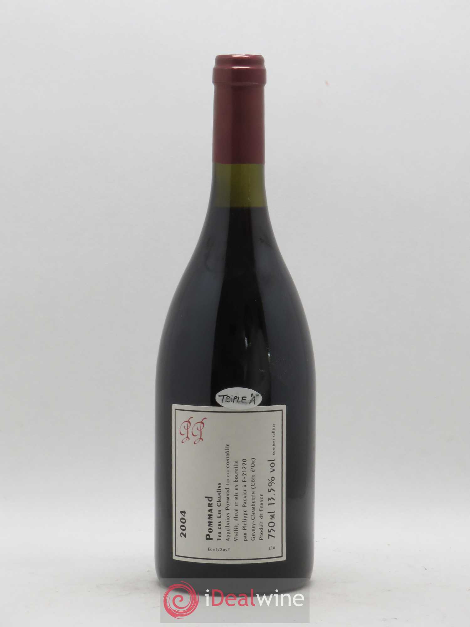 Pommard 1er Cru Philippe Pacalet Les Chanlins 2004 - Lot de 1 bouteille - 1